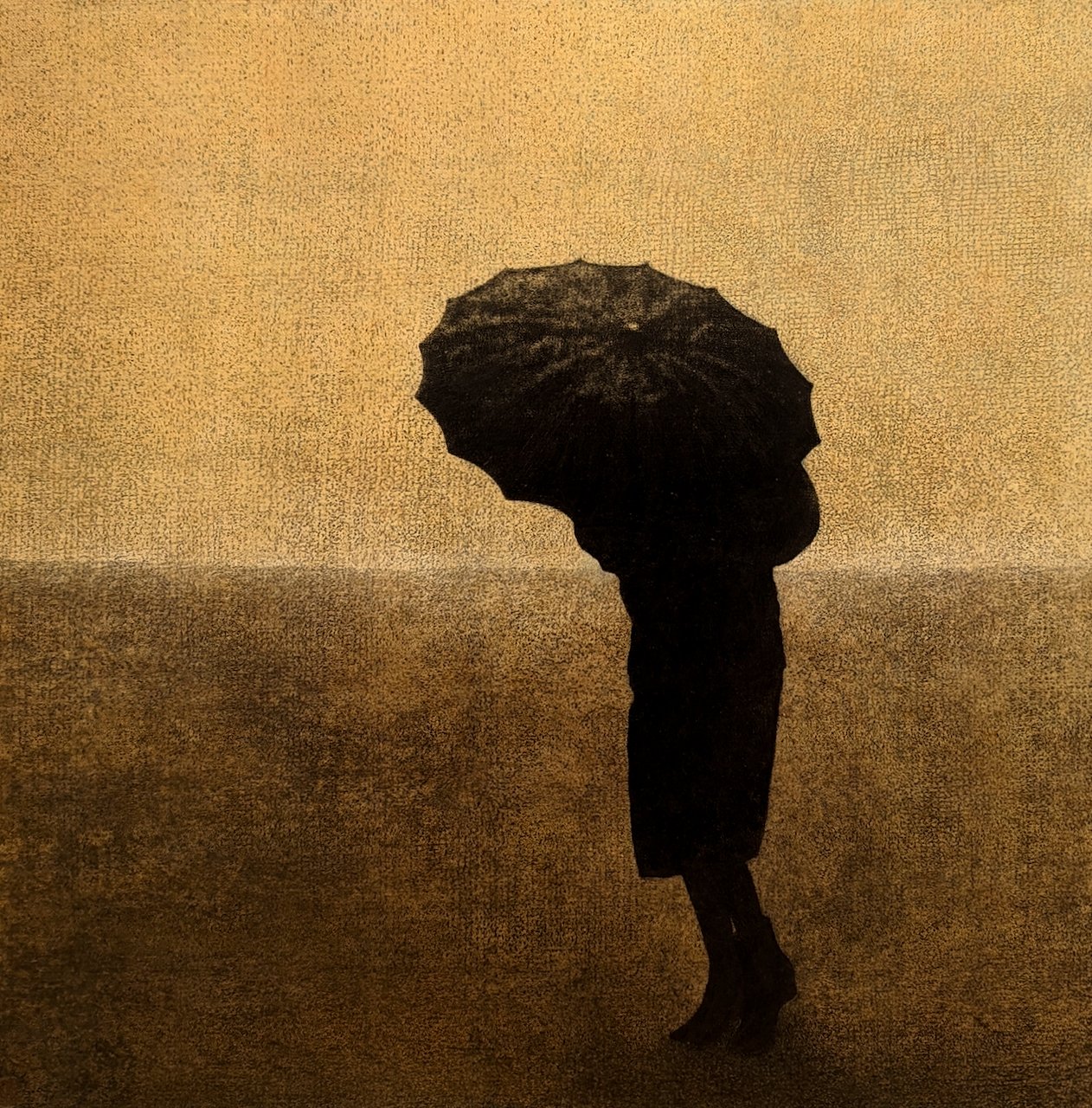 Shelter Journey Series 36 x 36 Oil and Mixed Media on Board $ 7500