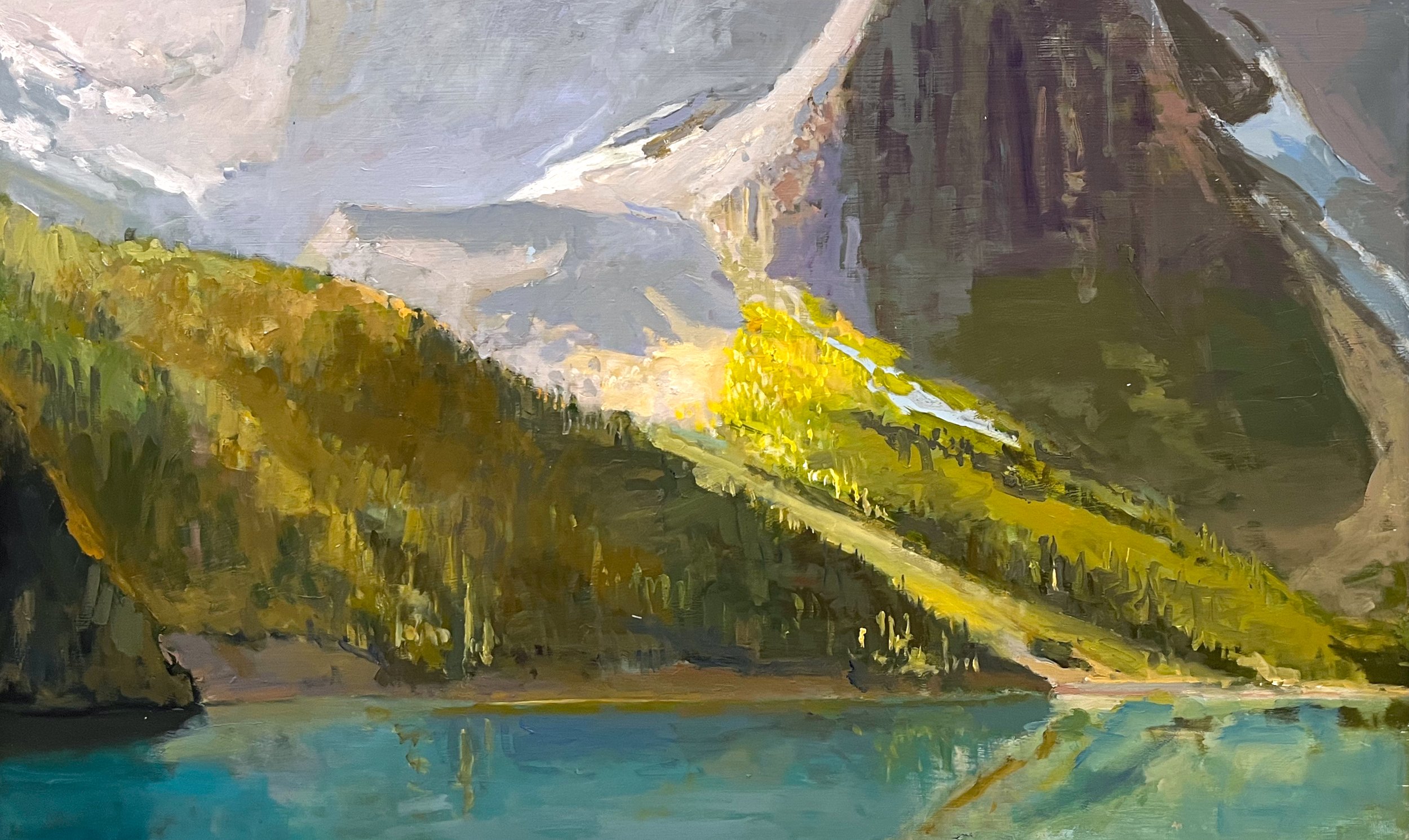 Thaw Oil on Board 24 x 39 $ 4500