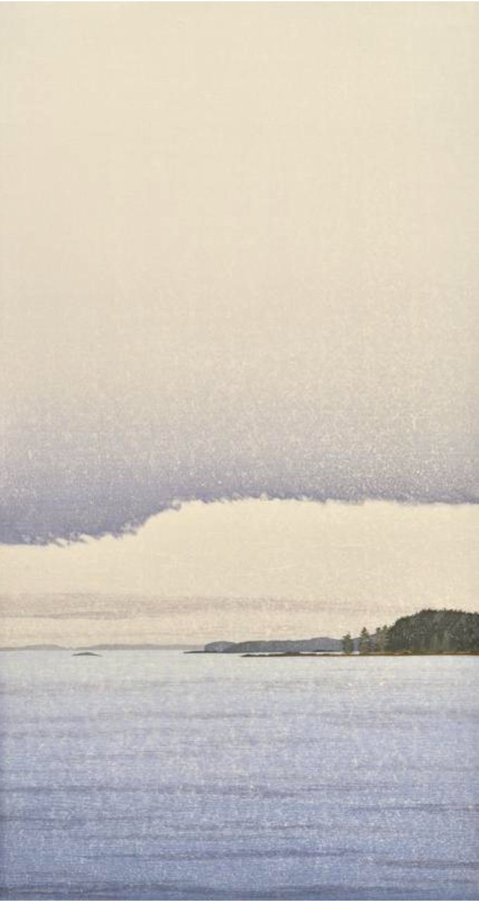 Barkley Sound 23 3/4 x 12 7/8 Woodblock 2007 SOLD