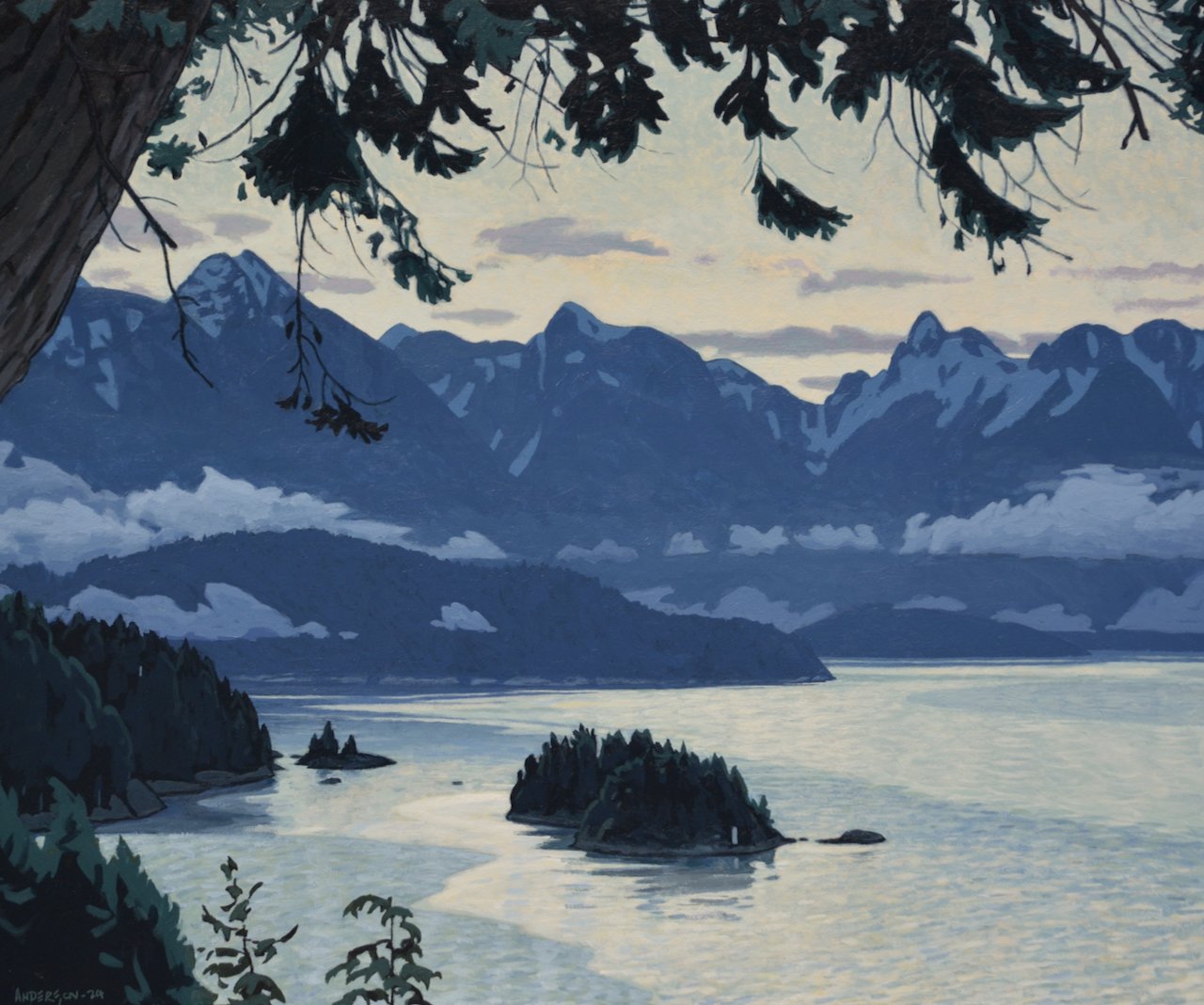 Grace Islands 30 x 36 Acrylic on Canvas SOLD