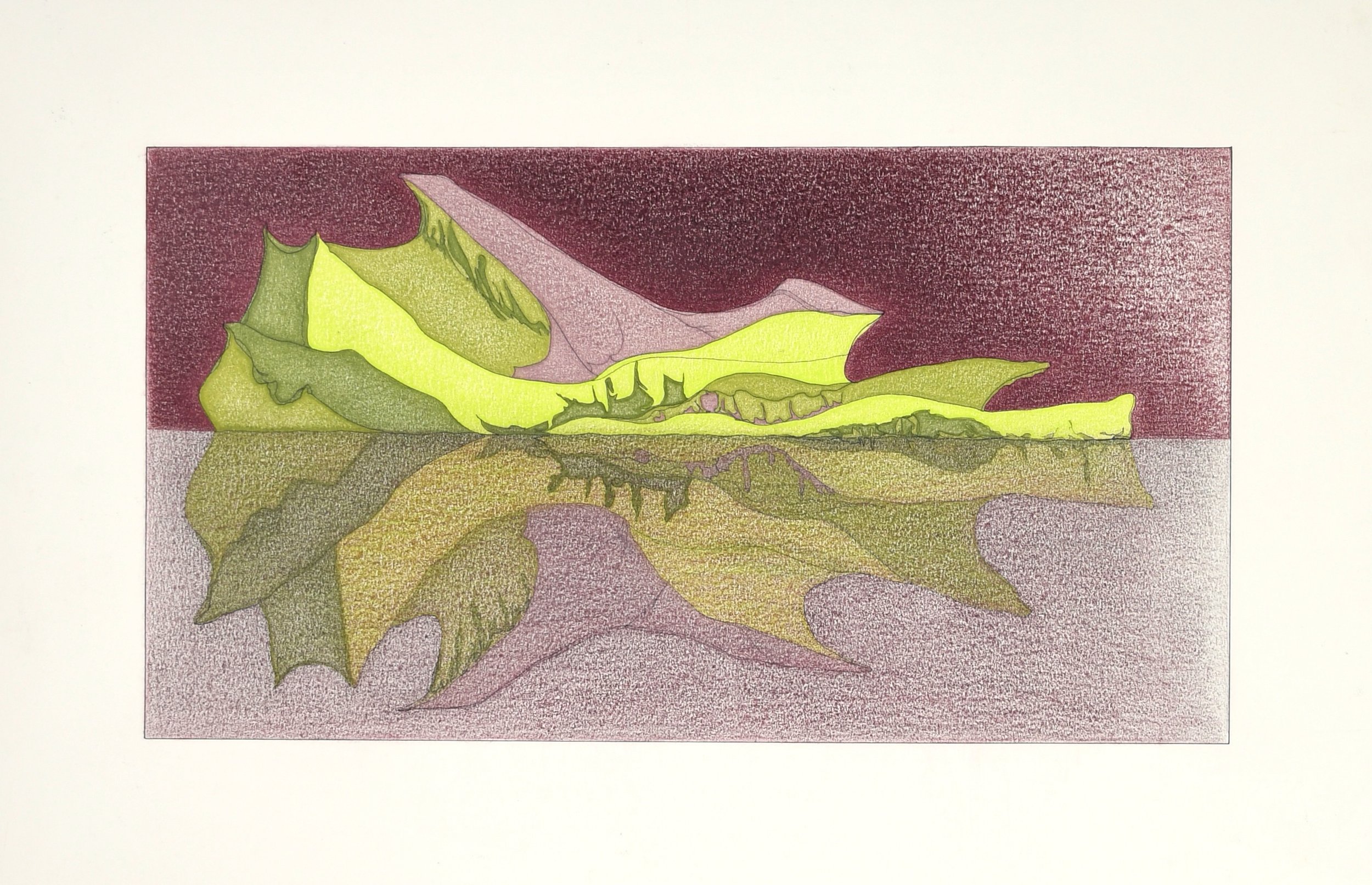 Iceberg 15 x 23 Coloured Pencil # 196-0663 SOLD