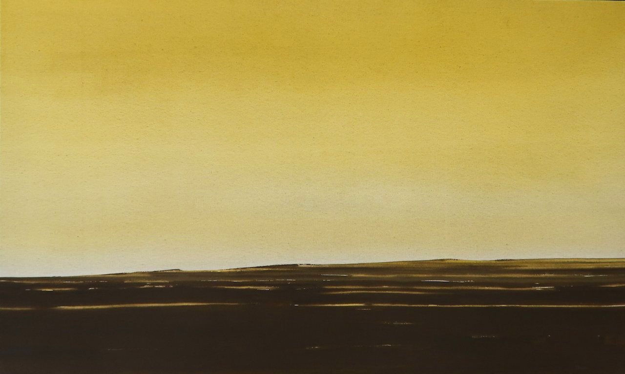 The Prairie Hills 1/78 43.25 × 72 Acrylic on Canvas 1978 SOLD