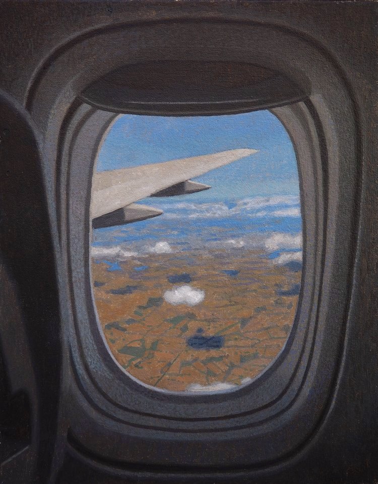 Josh Wallace Portals 14 × 11 Acrylic on Canvas SOLD