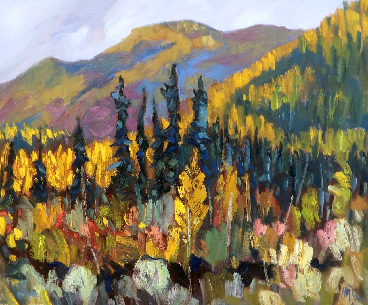 Phtalo Pack 24 x 30 Oil on Canvas $ 3000