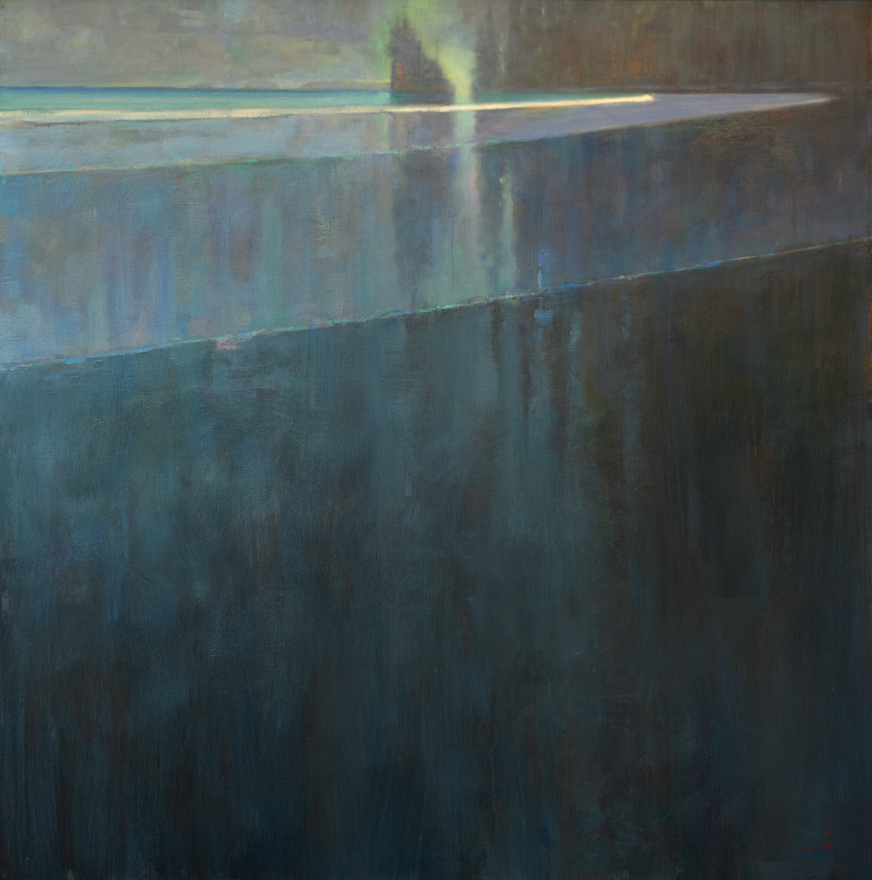 Glowing Stack, Pachena Beach, Bamfield 36 × 36 Oil on Canvas $ 7900