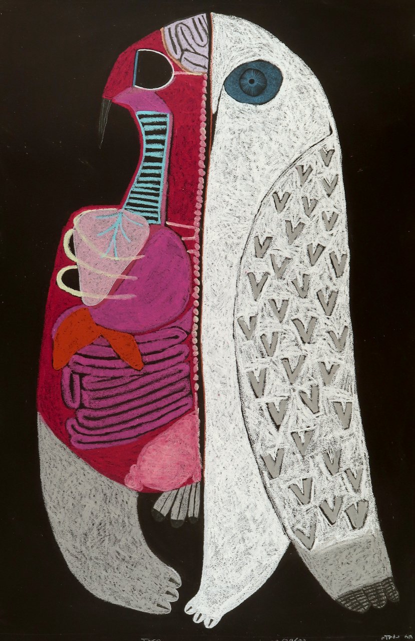 Torn 44 × 30 Pastel on Paper #151-1440 $ 5900