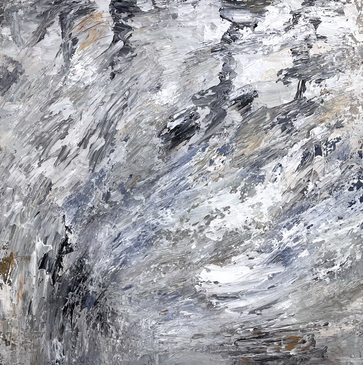 April Ponsford Breathing Time 48 × 48 Acrylic on Canvas $ 6250