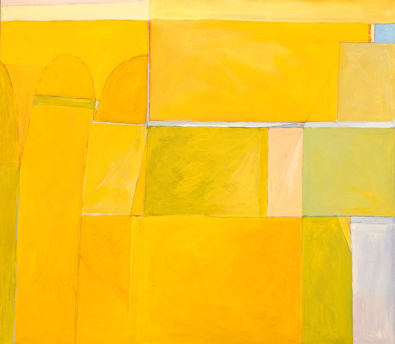 Gordon Smith Summer Painting 53 × 60 Oil on Canvas 1972