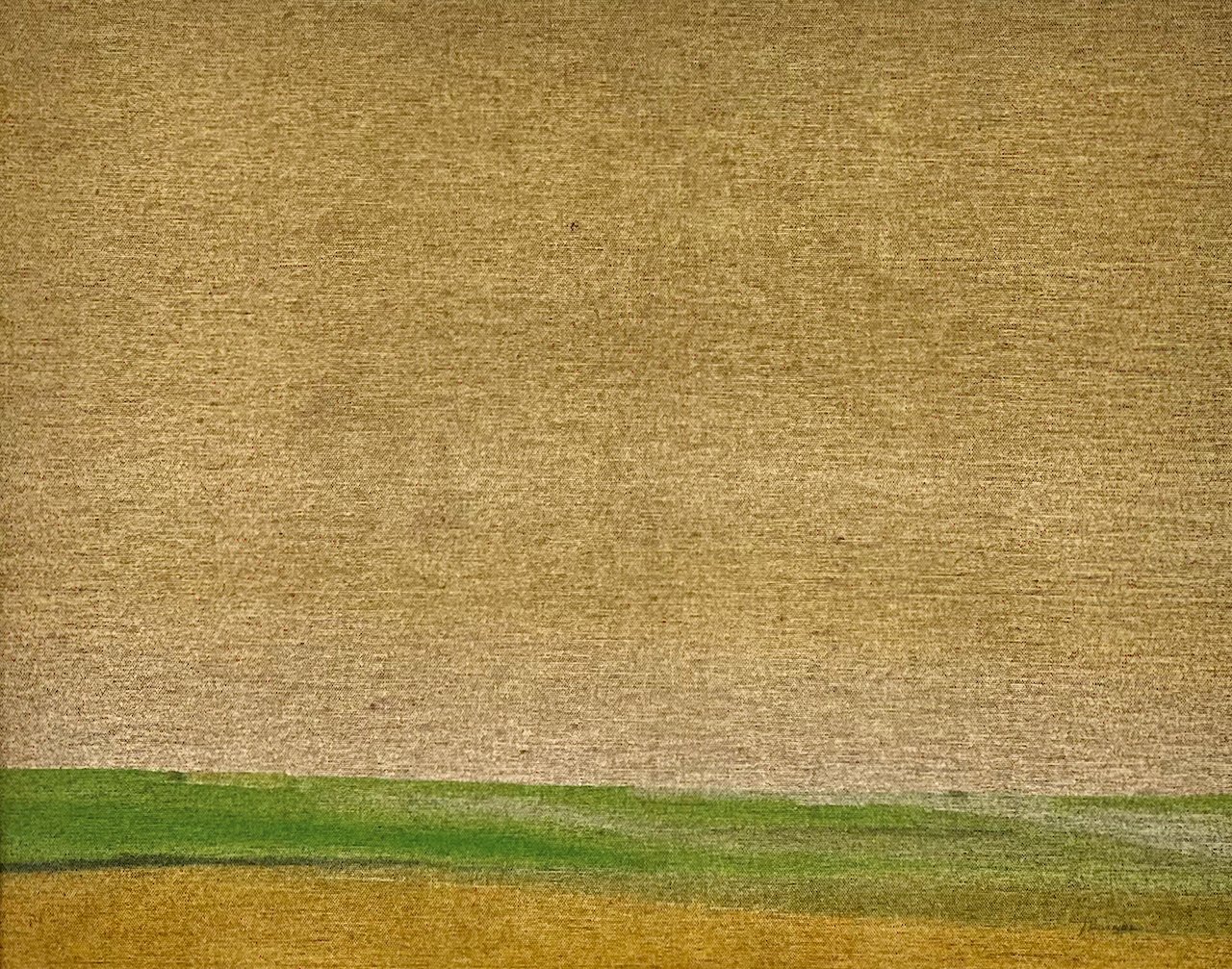 Takao Tanabe The Land - Banff 5/75 16 × 20 Acrylic on Canvas 1975