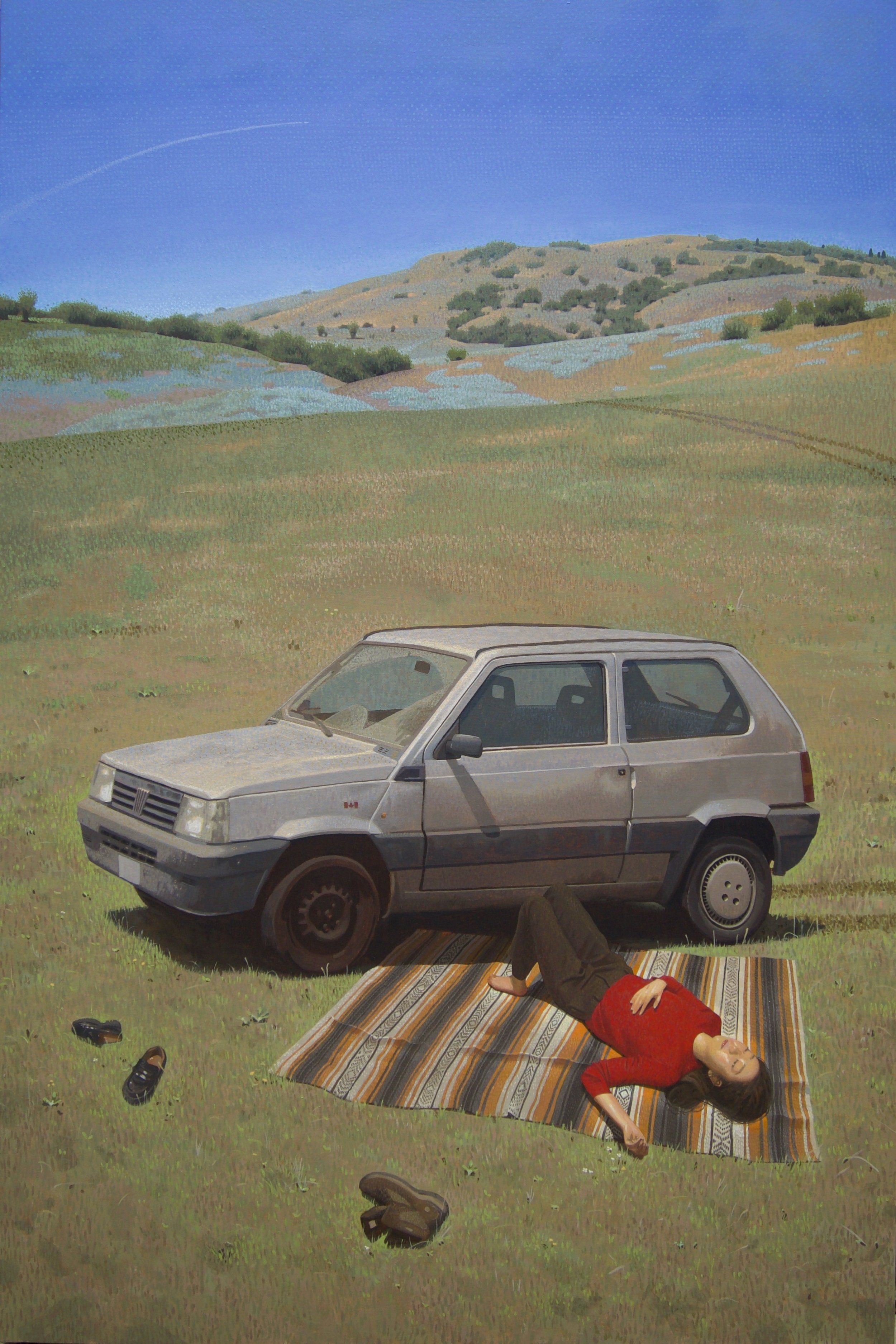 Josh Wallace Day Tripper 60 x 40 Acrylic on Canvas SOLD