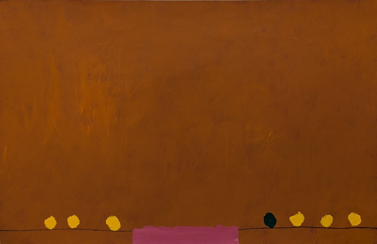 Untitled (#78) 26 x 40 Acrylic on Paper N.D.