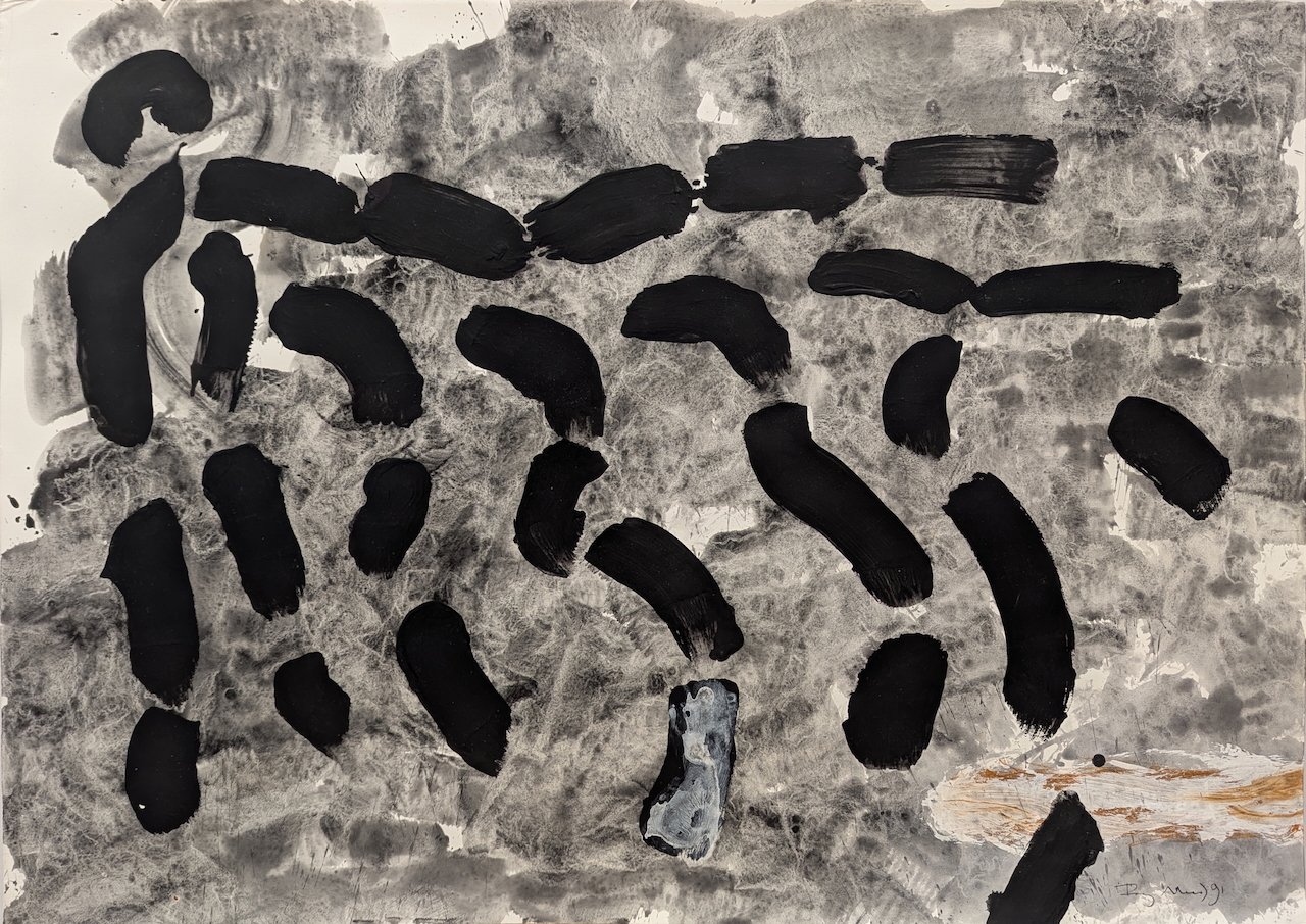 Untitled (#171) 27 x 39.25 Acrylic on Paper 1991