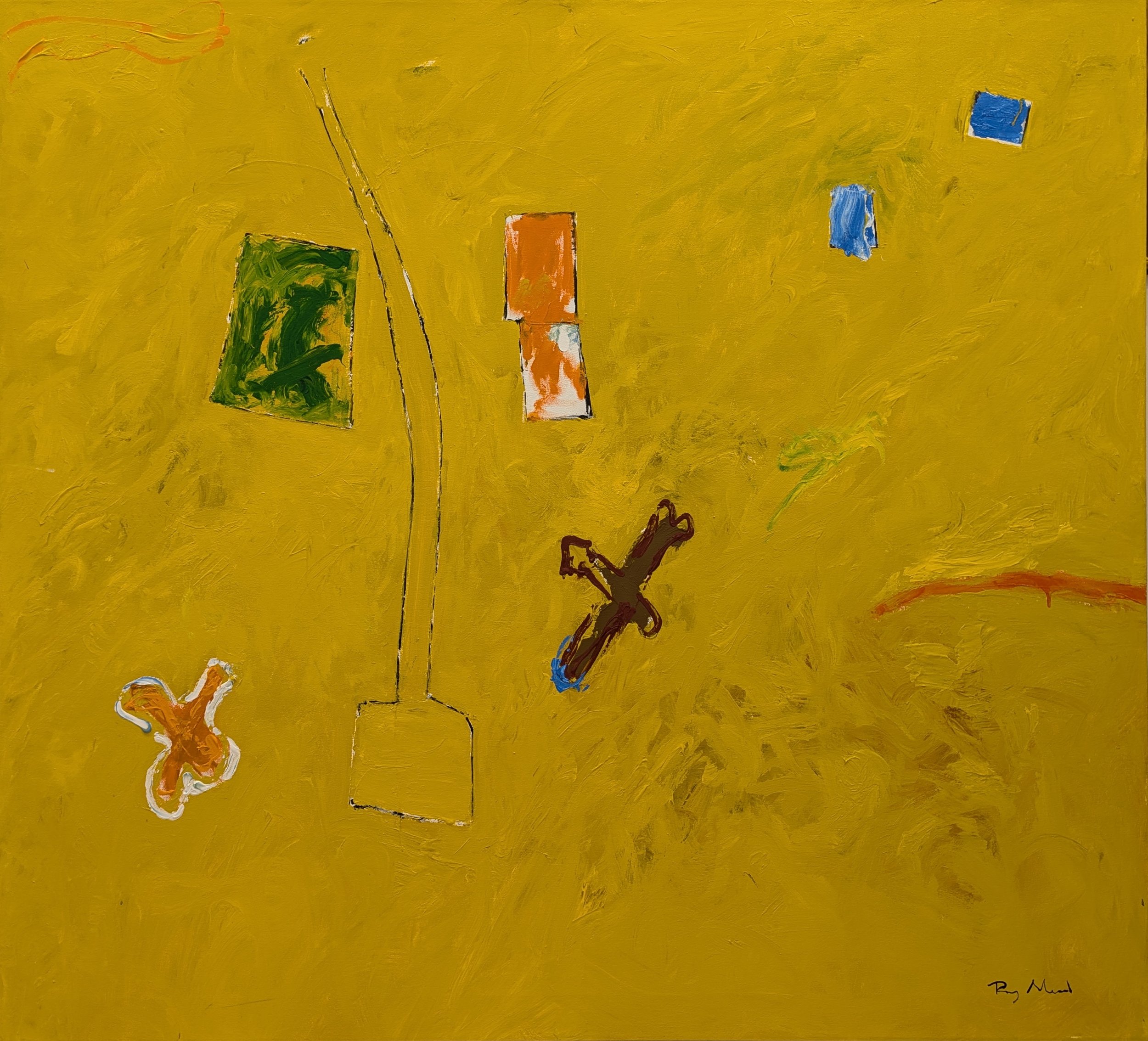 Untitled (#15) 60 x 66 Acrylic on Canvas N.D.