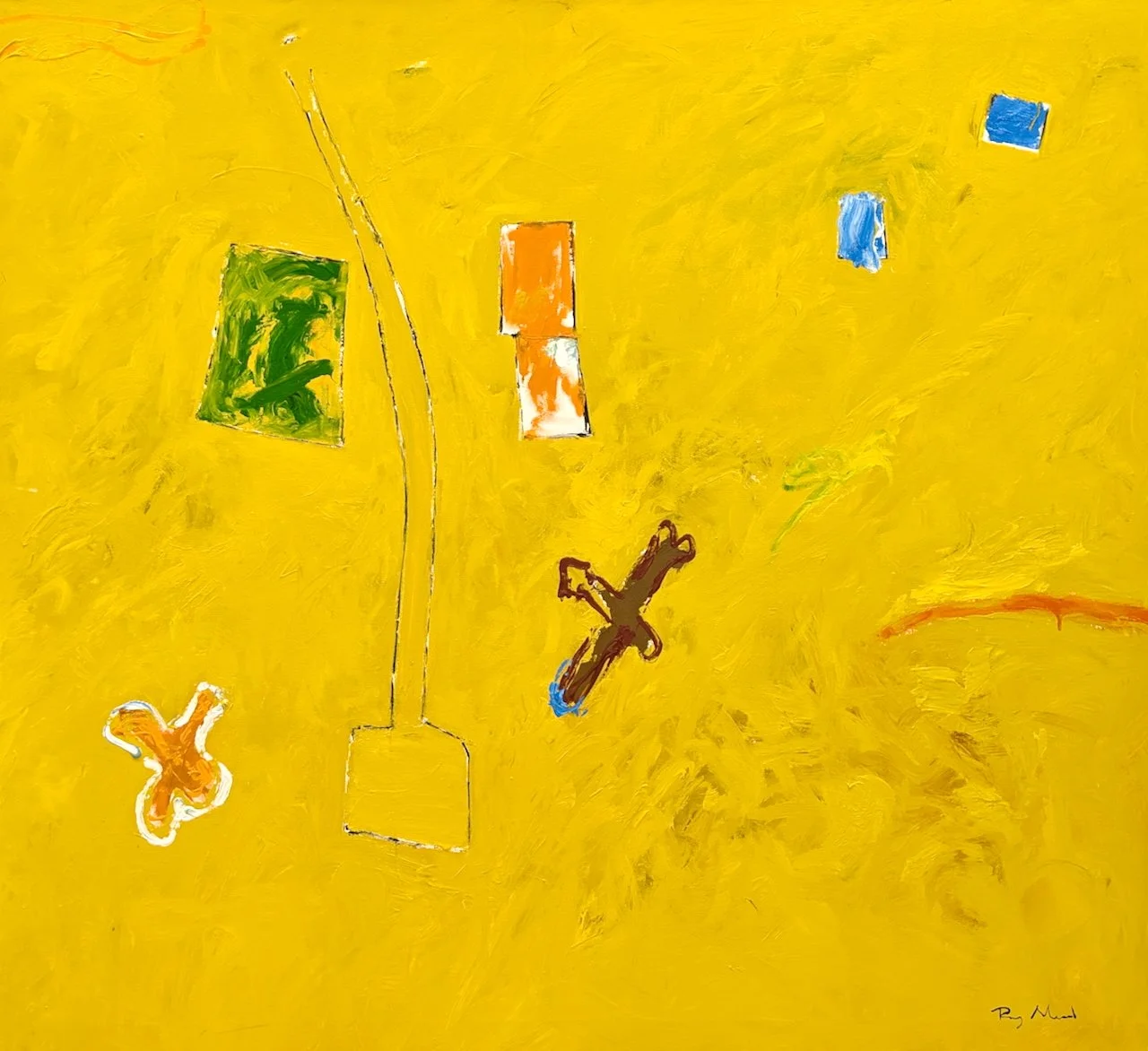 Untitled (#15) 60 x 66  Acrylic on Canvas N.D.