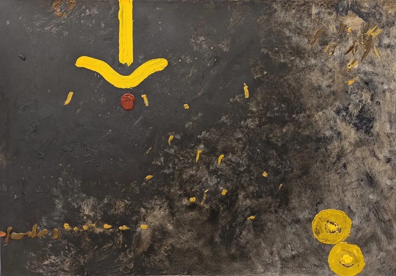 Untitled	 27.5 x 39.25	 Acrylic on Paper 1990