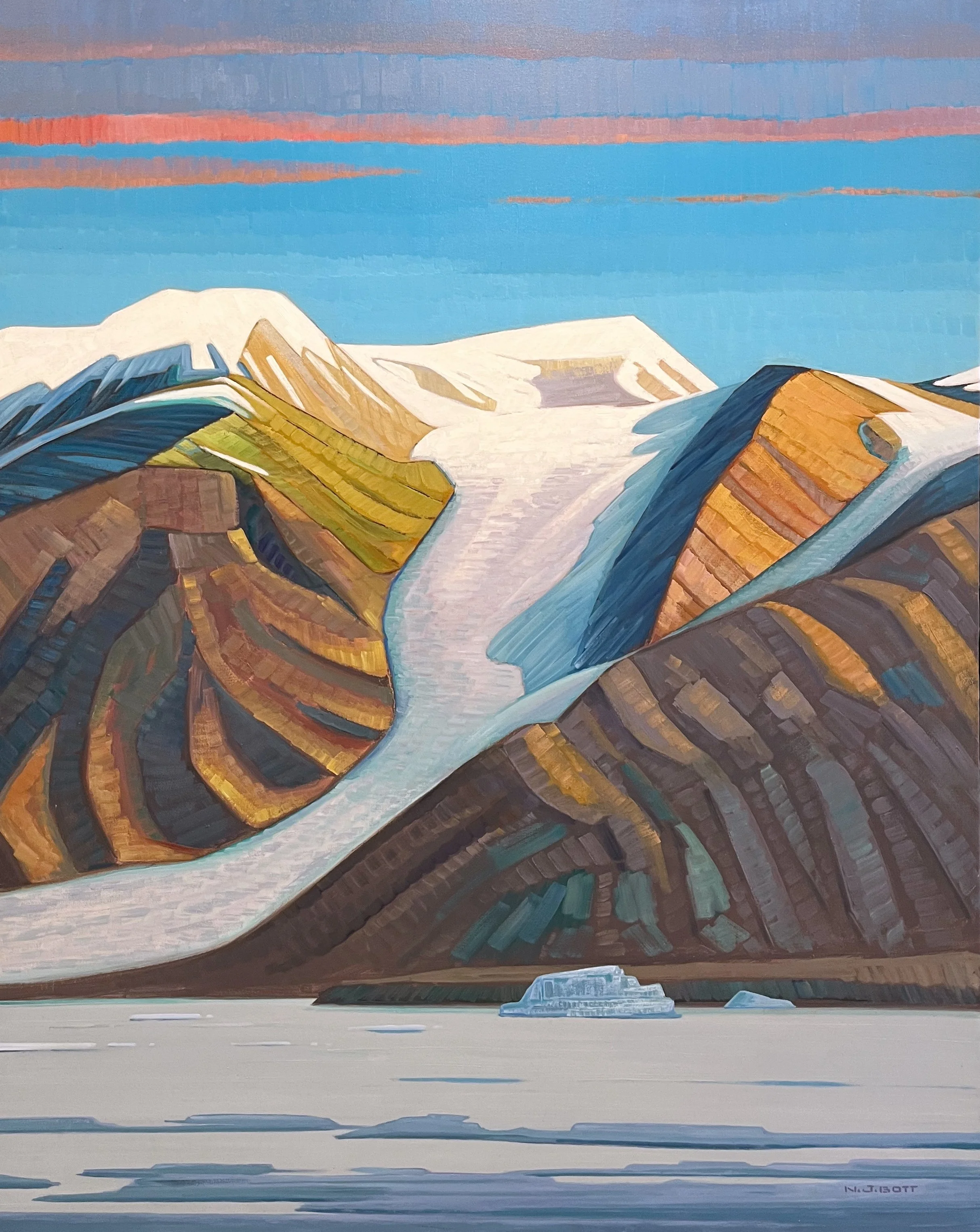 Arctic Delight 60 × 48 Oil on Canvas c. 2018 SOLD