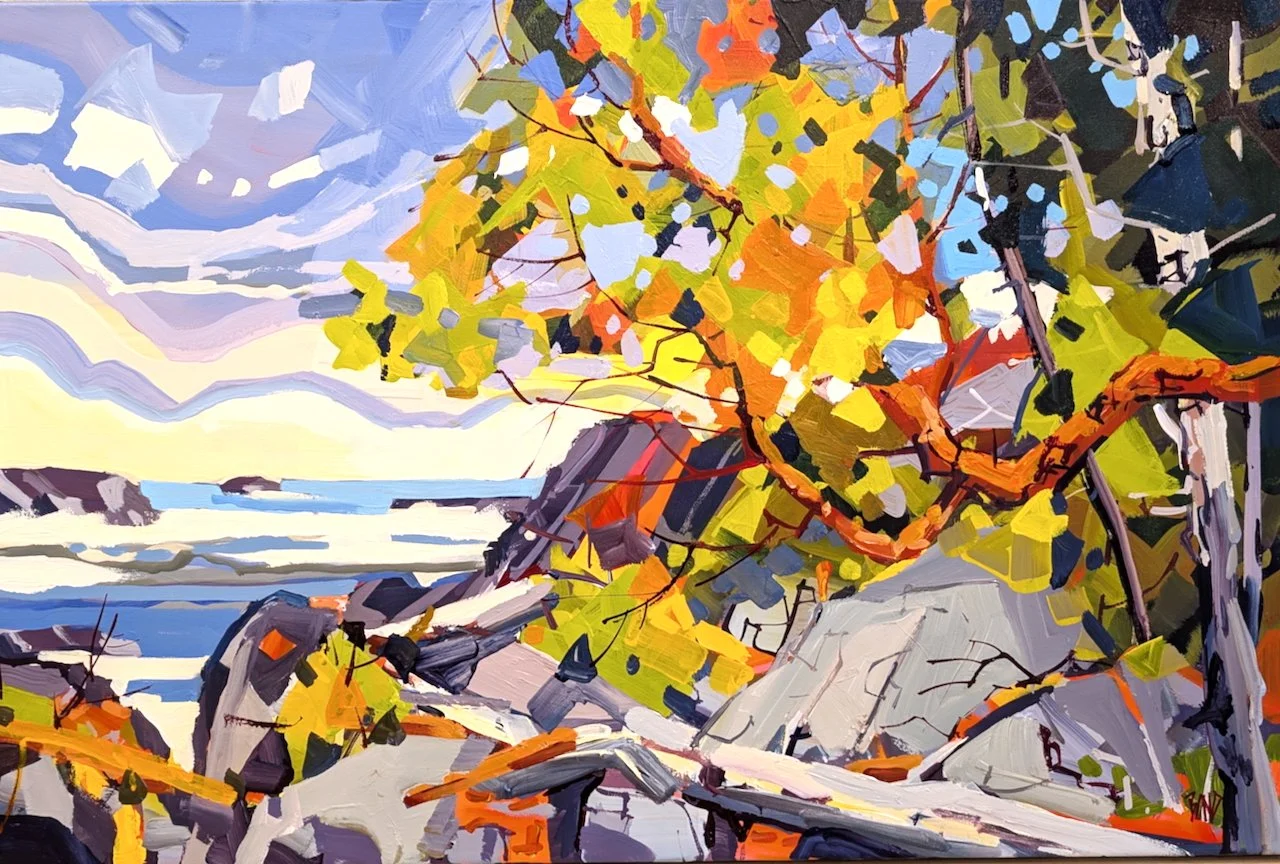 West Coast Shores 24 × 36 Acrylic on Canvas $ 4025