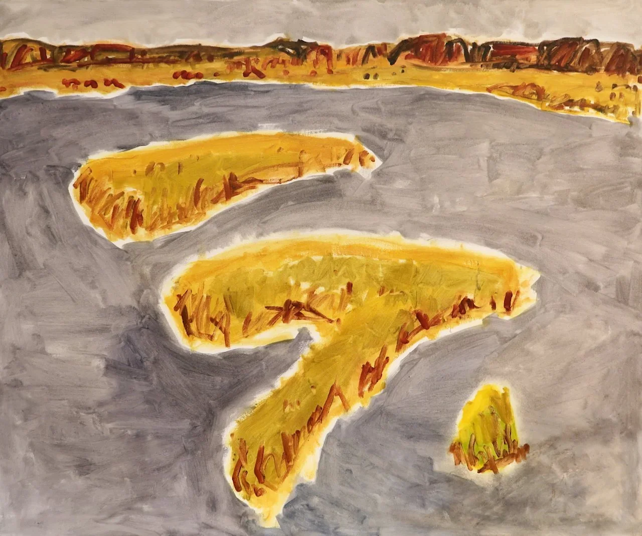  Coal Harbour, Salt Marsh II 40 x 48 Oil on Board $ 6950 