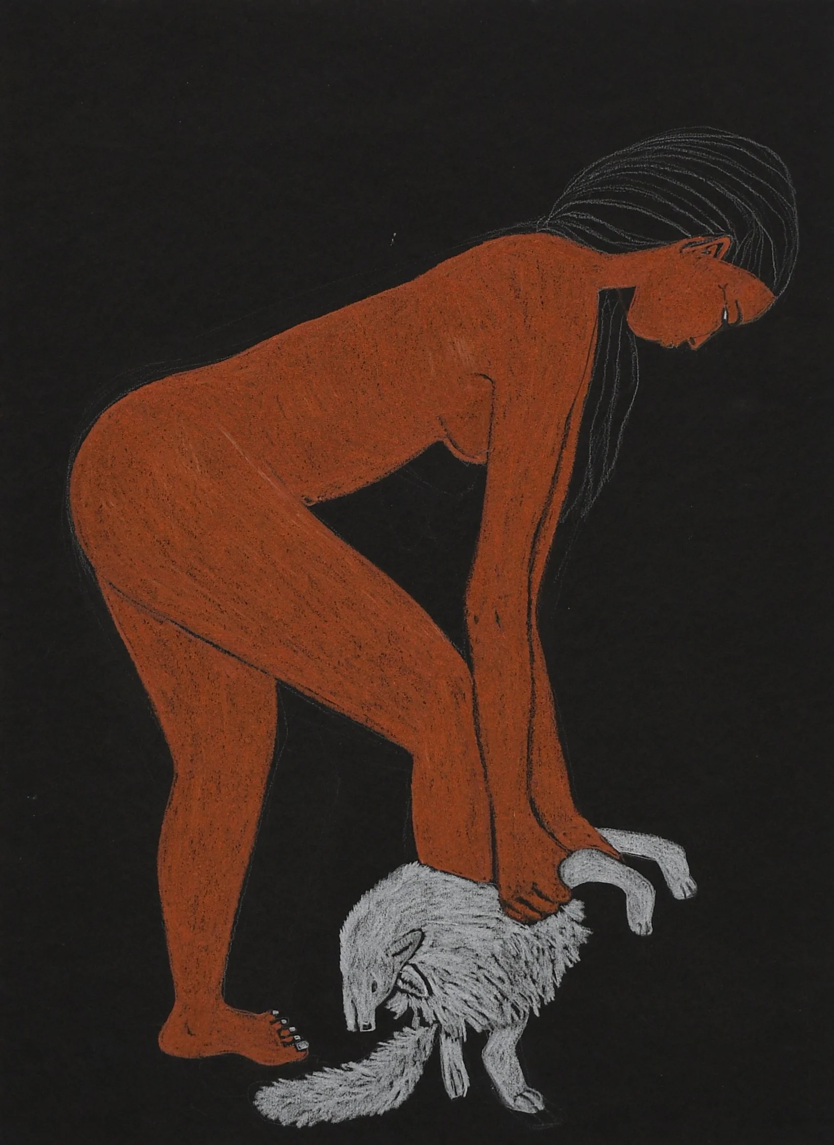  Playing House 15 × 11.75  Pastel # 151-1728 SOLD 