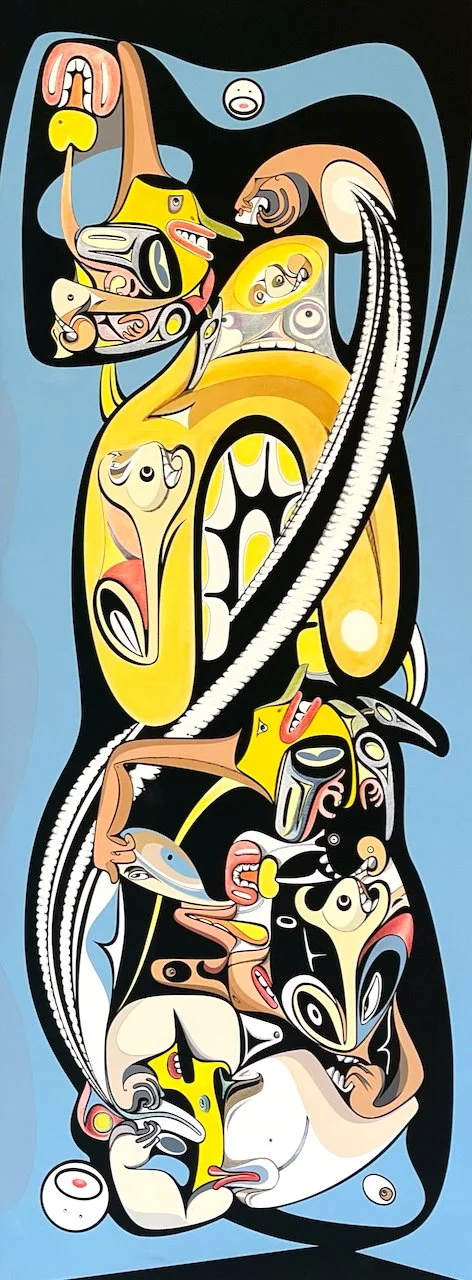  Migrating 63 × 23.75 Mixed Media on Canvas  Contact for Pricing  