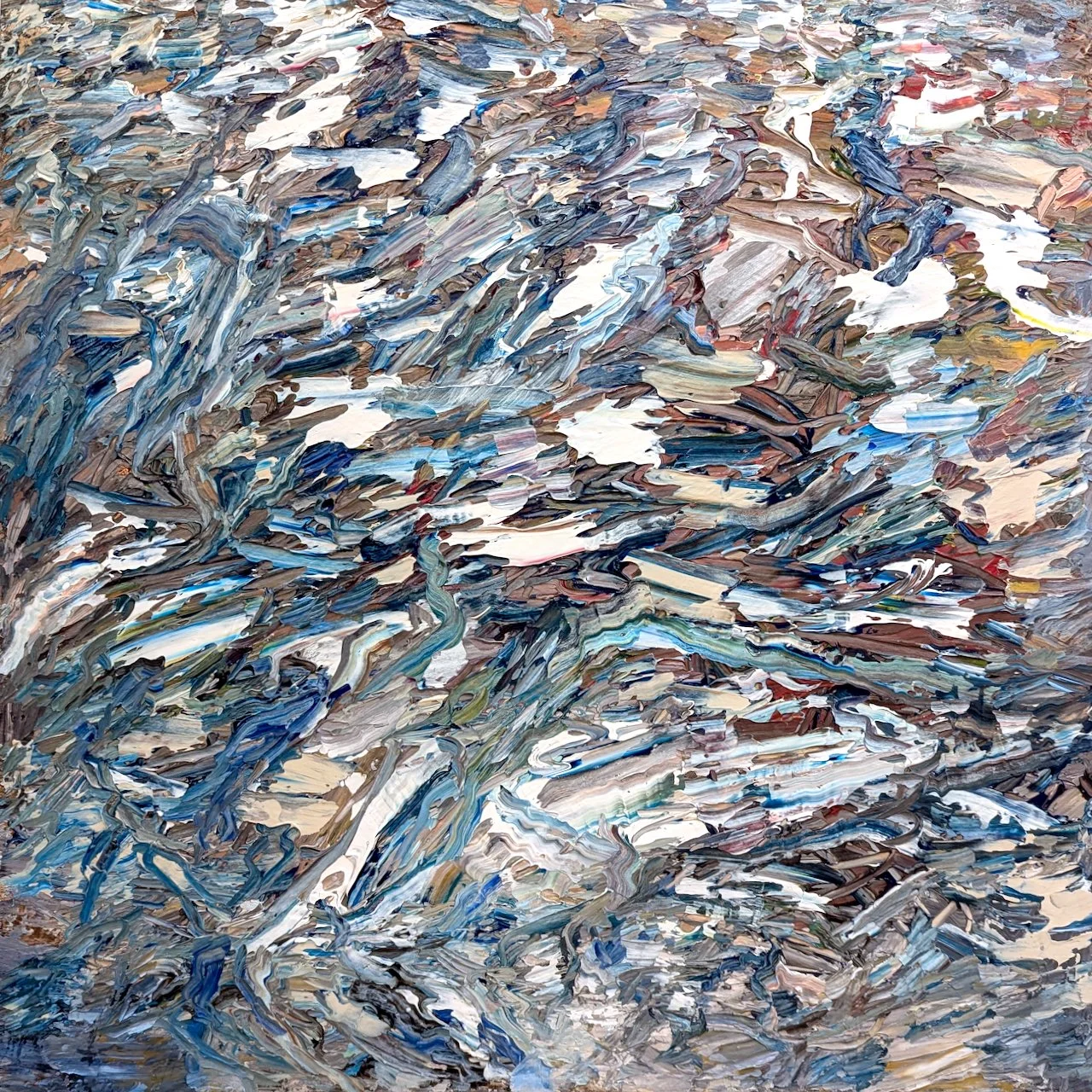  Coastal Dance 36 × 36 Acrylic on Canvas $ 3500 