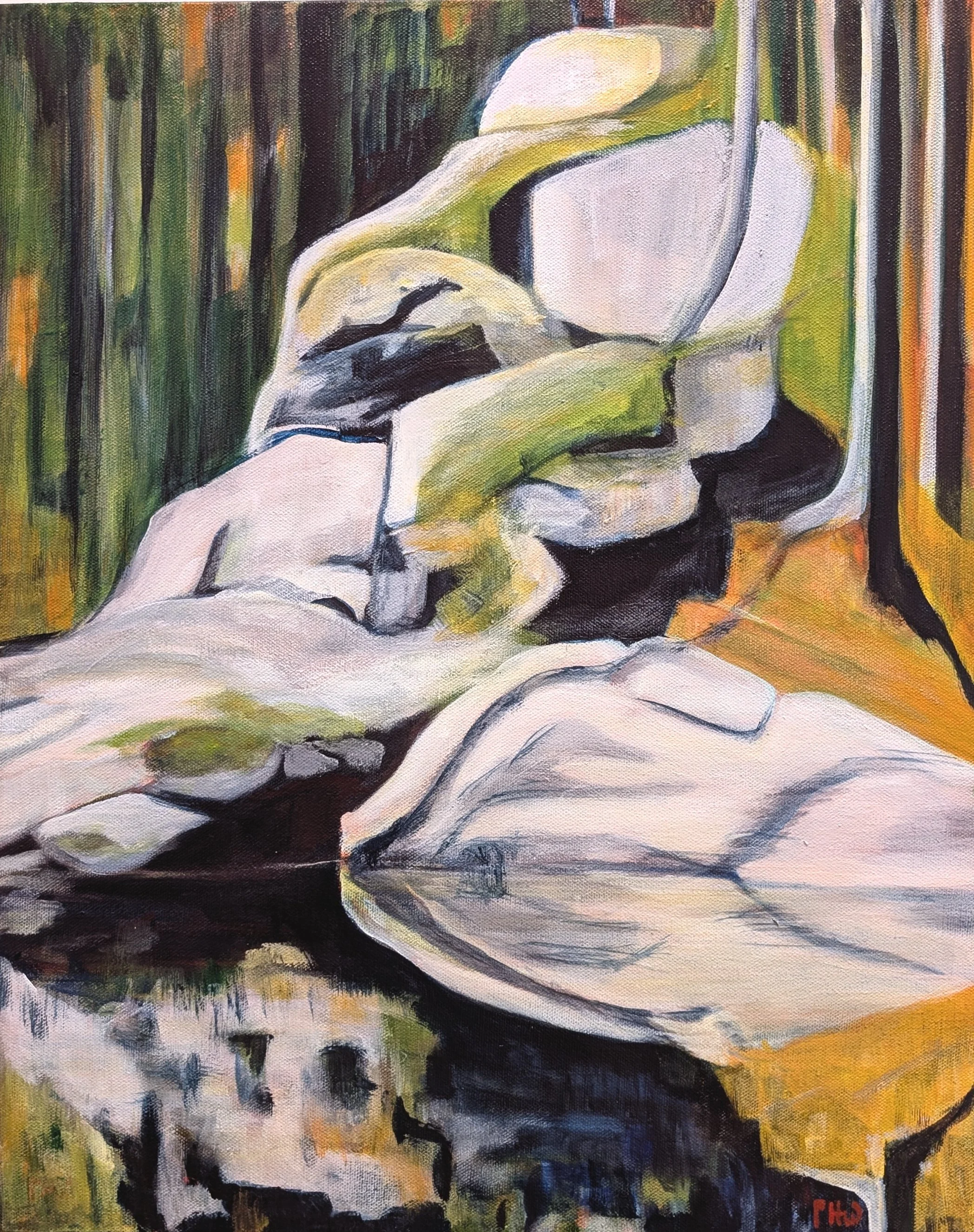  Shadow Lines  20 x 16 Acrylic on Canvas $ 1125 