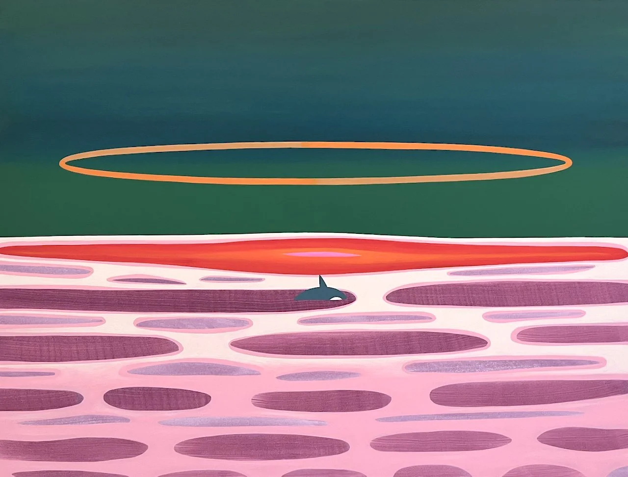  Halo 36 × 48 Acrylic on Canvas $ 4000 