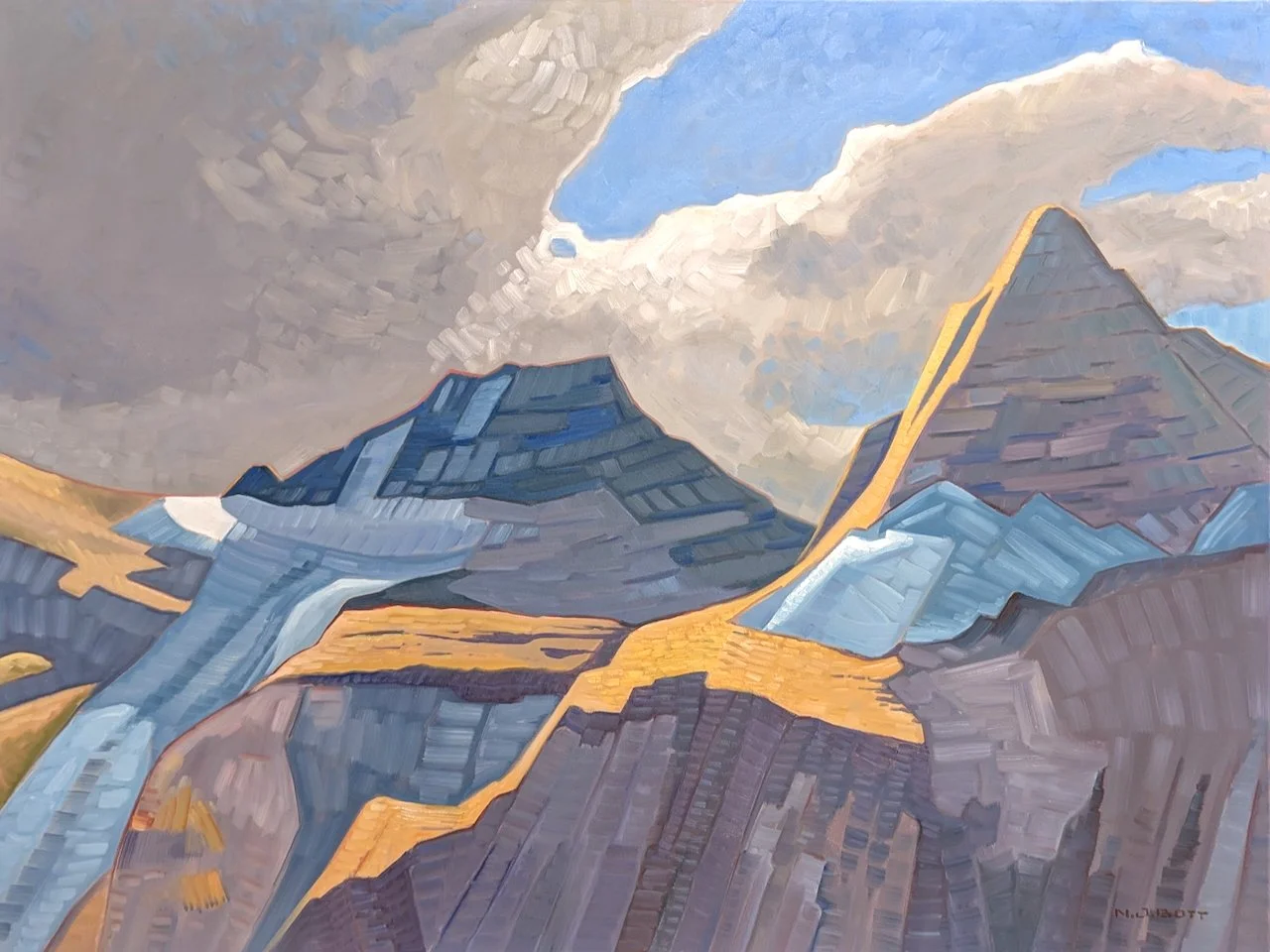  Martin Peak 36 × 48 Oil on Canvas SOLD 