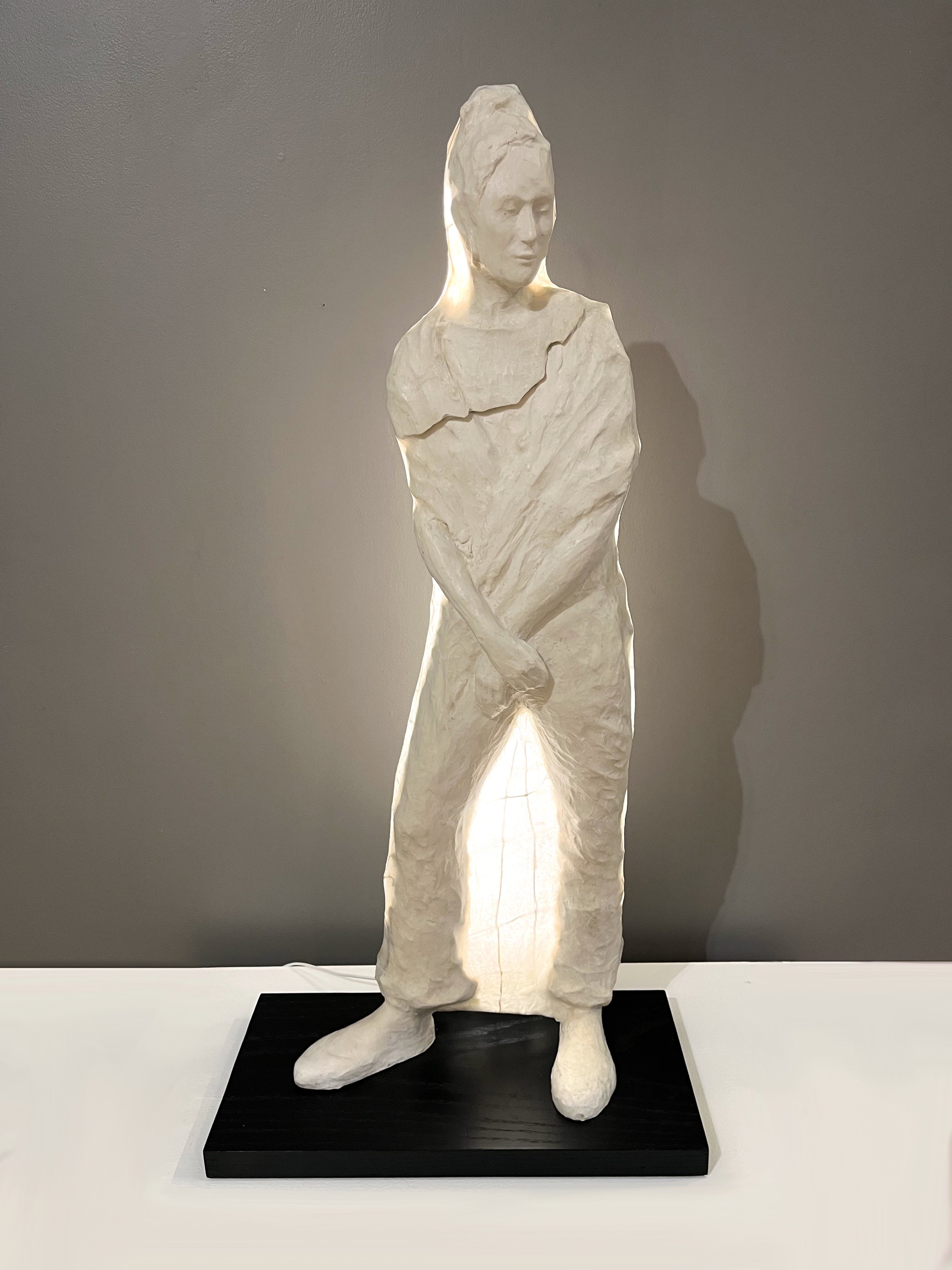 Frances Semple Illume 36 x 13 x 8 Hydrostone, Paper, Glue, Wire, Lighting $ 4500 