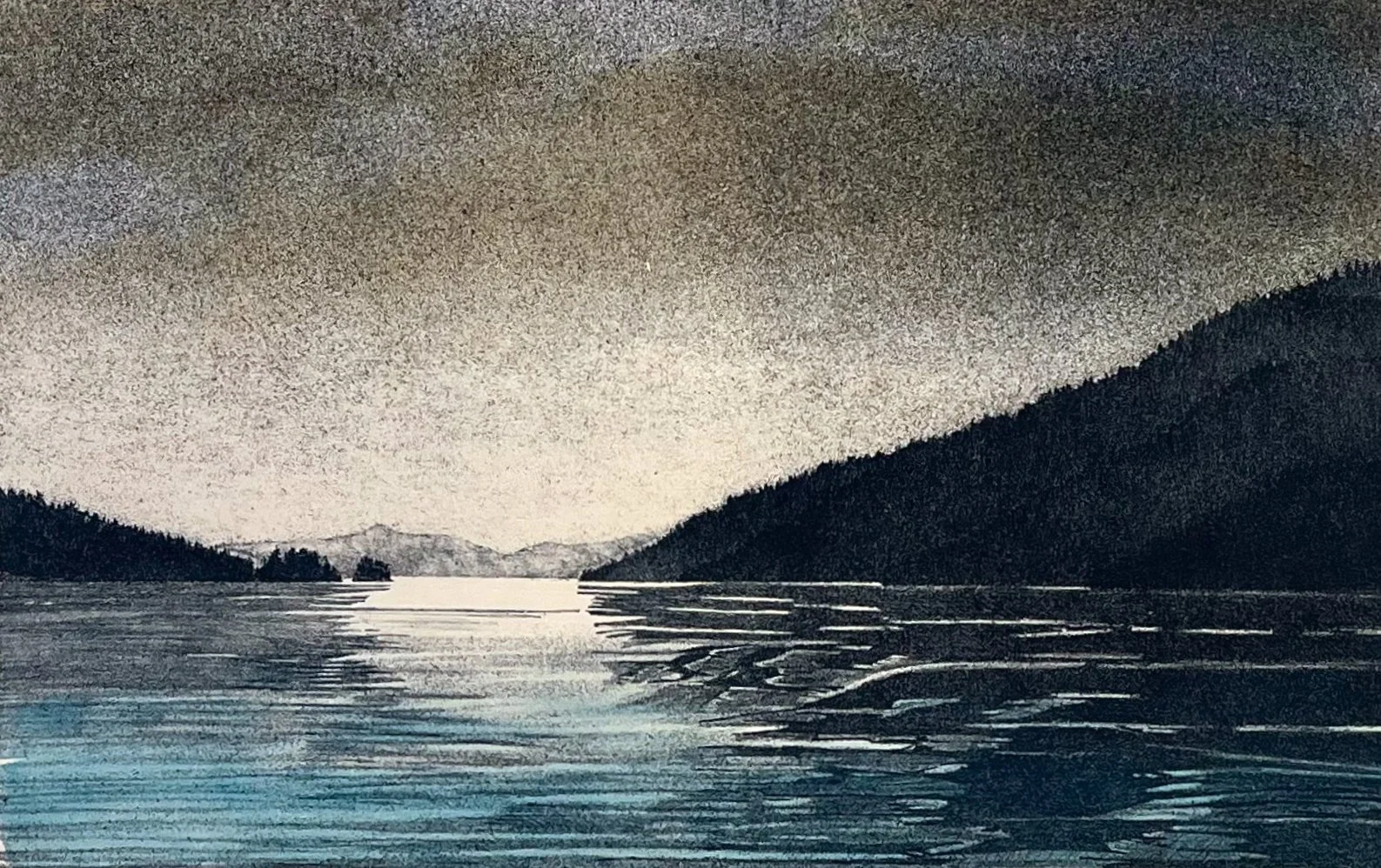  Early Evening, Narrow Passage 22 × 30 Lithograph, #2/5 1991  Please inquire for pricing  