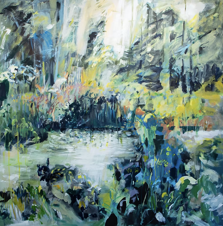  Can’t See the Wood for the Trees No. 3 54 × 54 Acrylic on Canvas $ 8000 