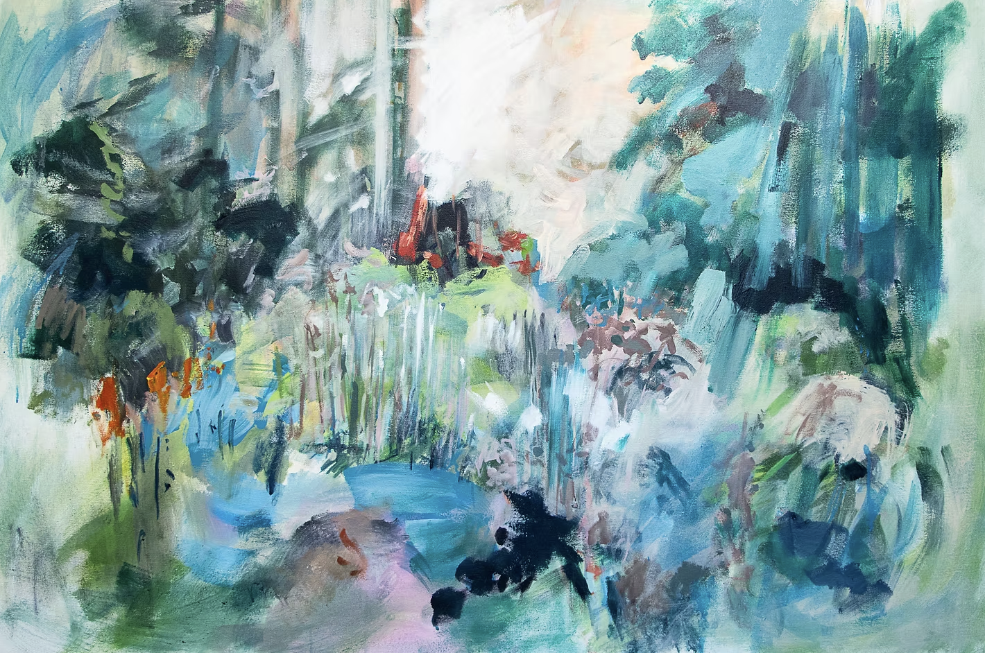  Can’t See the Wood for the Trees No. 7 40 × 60 Acrylic on Canvas $ 8000 