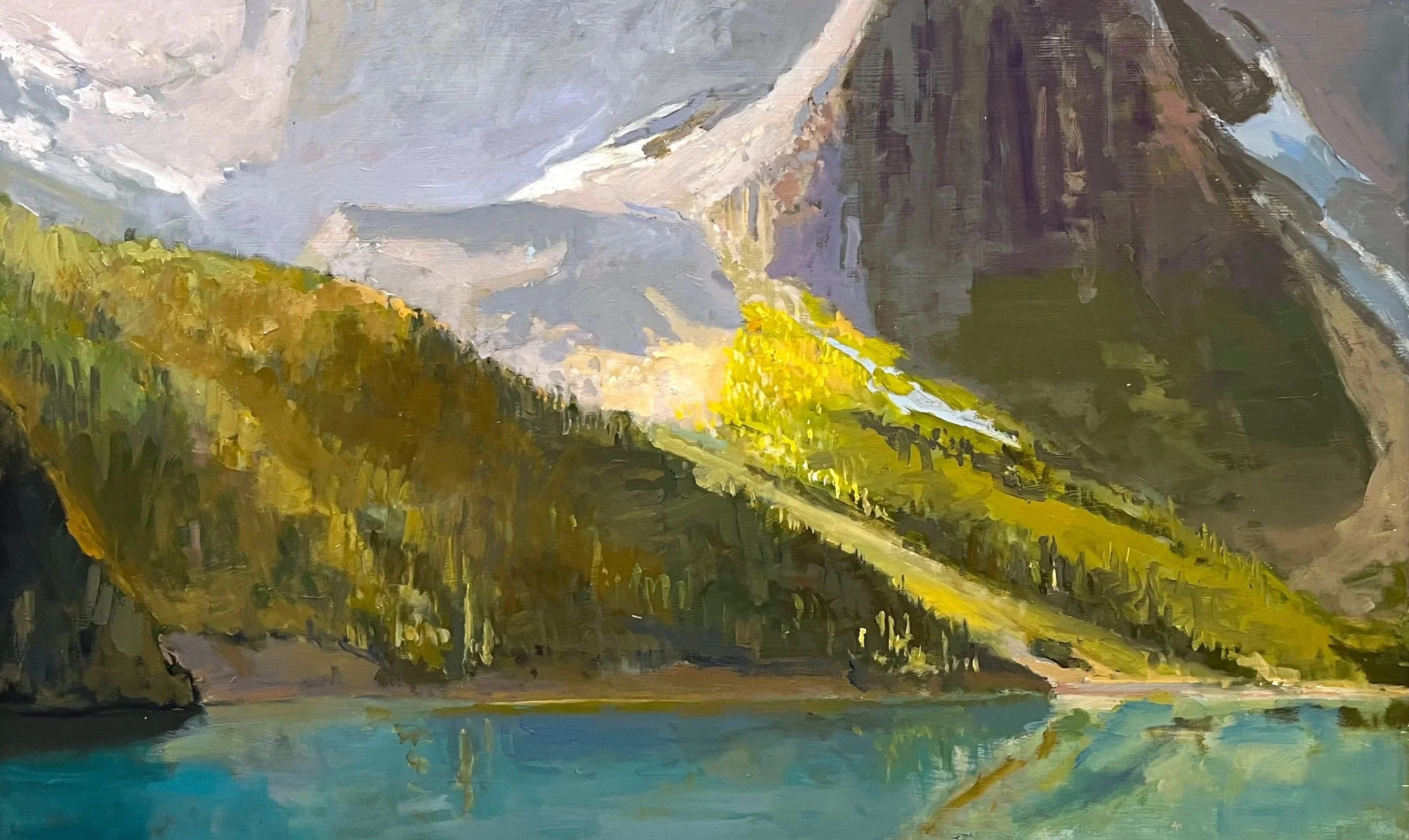  Terry Fenton Thaw 24 x 39 Oil on Board $ 4500 