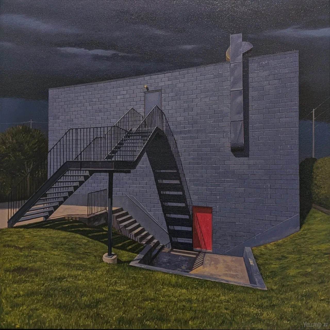  Sean Yelland Thoughts 24 × 24 Oil on Board SOLD 