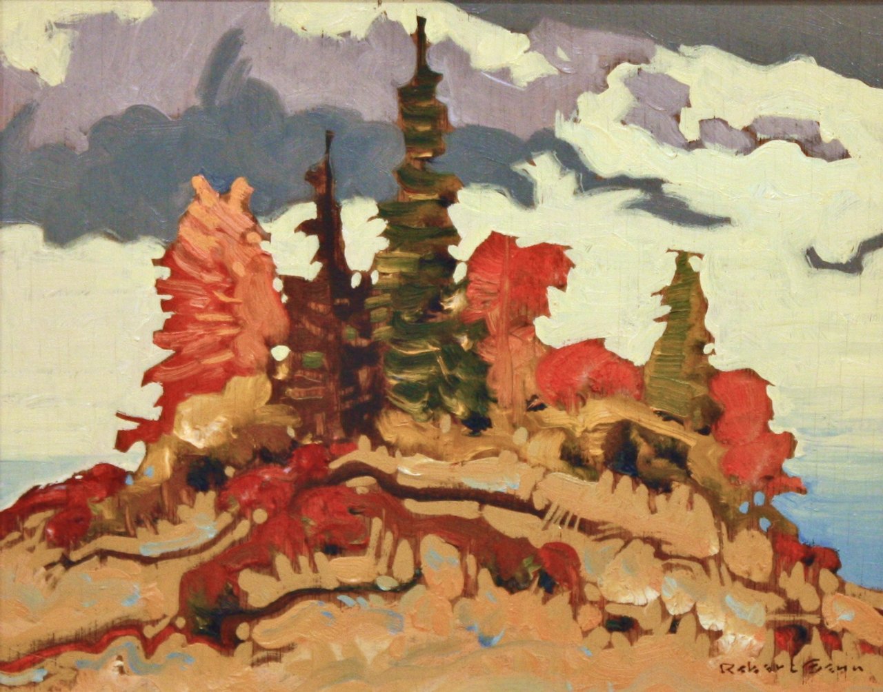  Hill Statement 8 × 10 Oil on Board C. 1980 