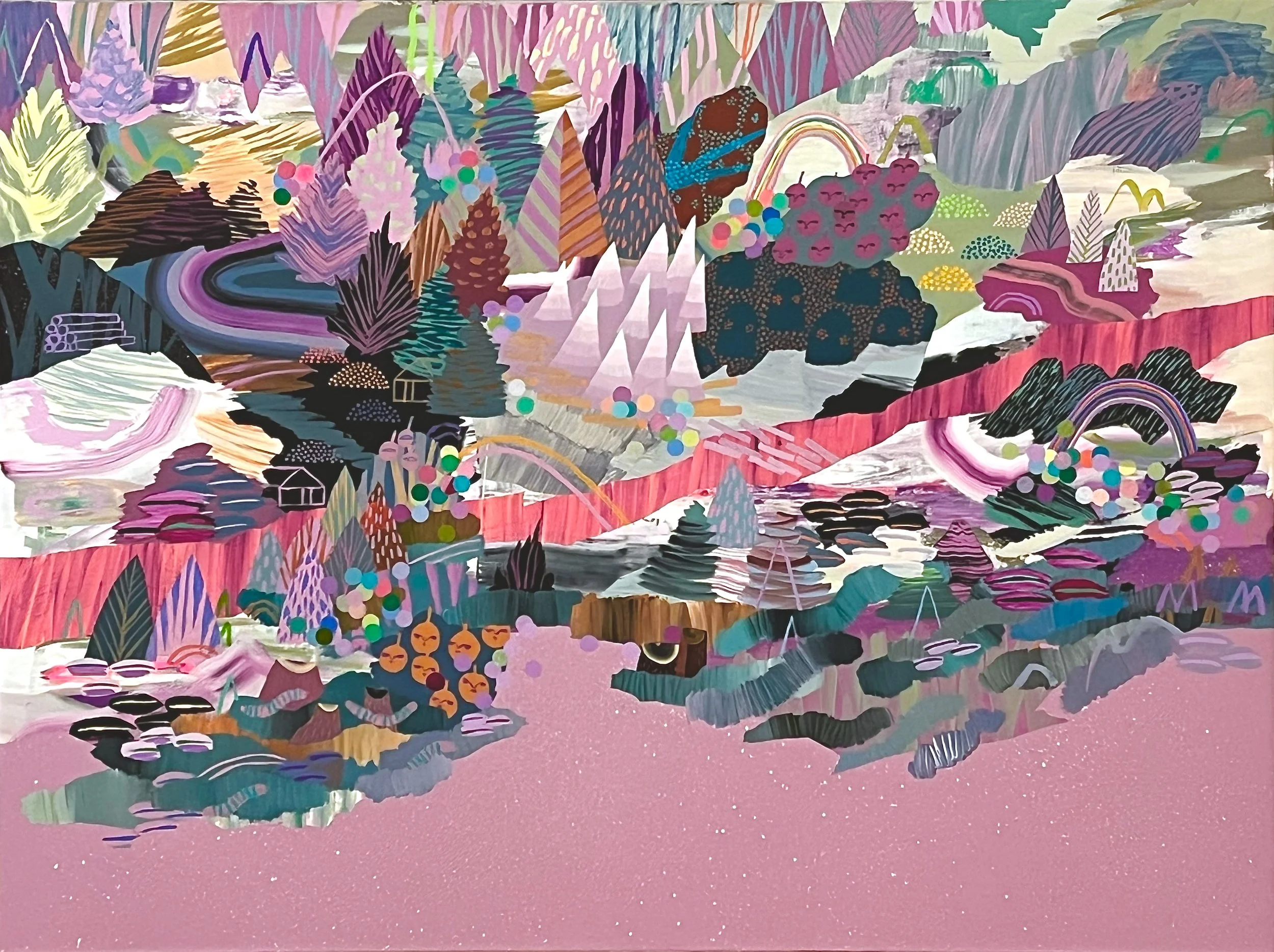  Trapline 36 × 48 Acrylic on Canvas $ 5325   