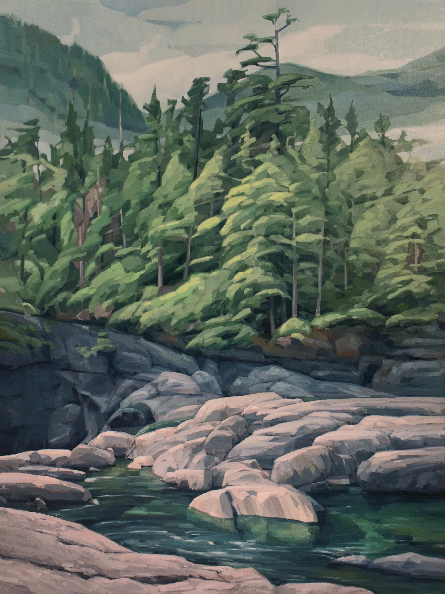  Under Story 48 × 36 Oil on Linen SOLD  