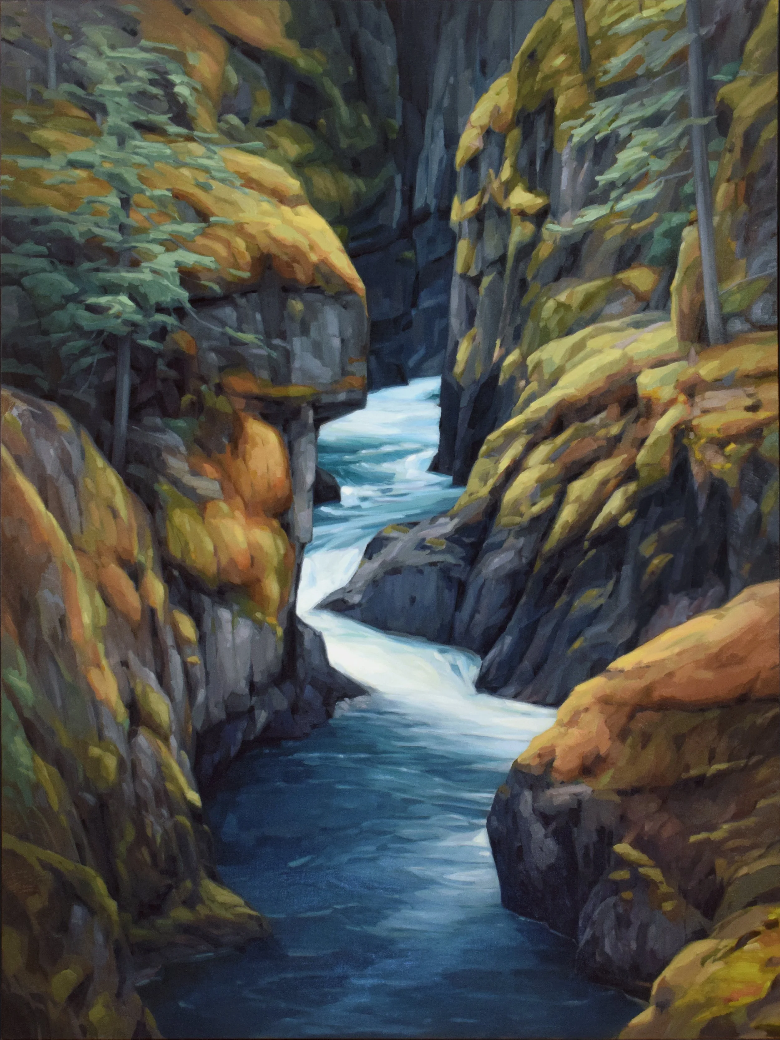  Ravine 48 × 36 Oil on Linen SOLD 