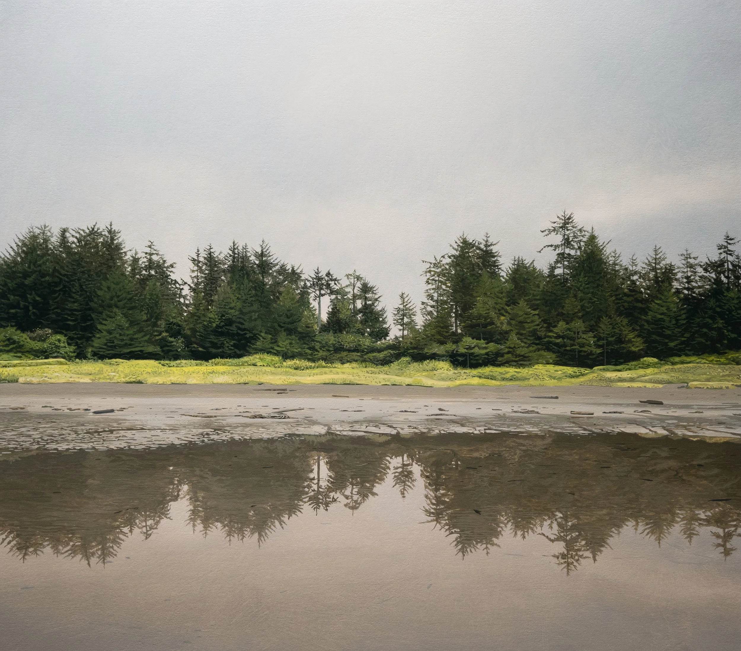  Unsettled Landscape #2 (Chesterman Beach) 29 x 33 Acrylic on Canvas SOLD 