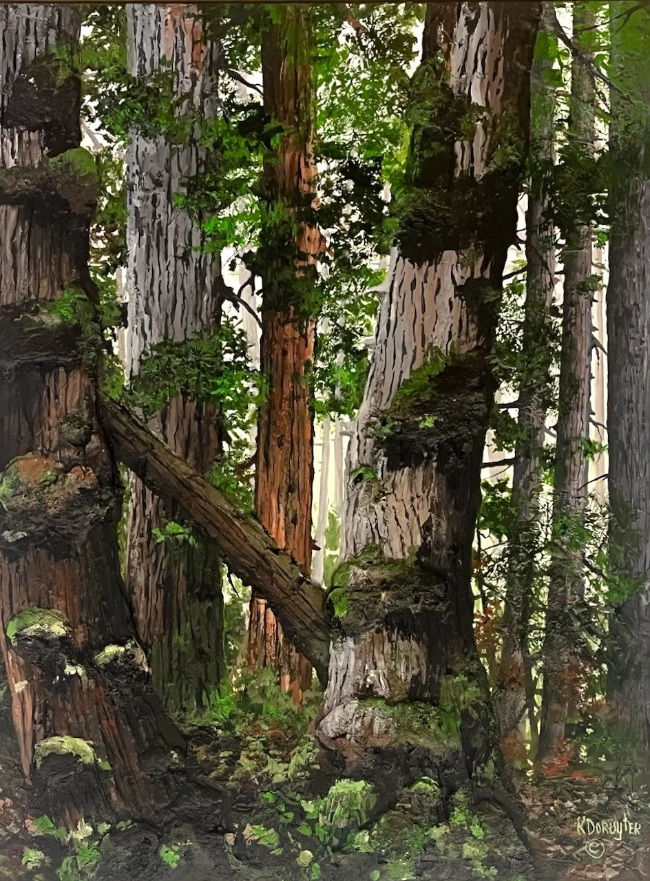  Aging in Place 48 x 36  Acrylic on Canvas  $ 7200 