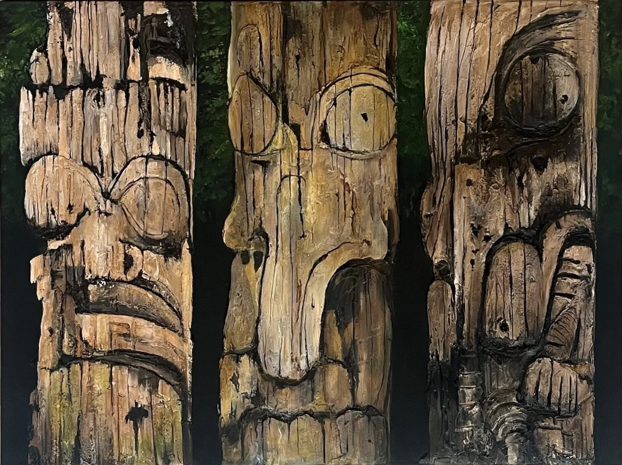  The Elders 36 x 48 Acrylic on Canvas $ 7200  