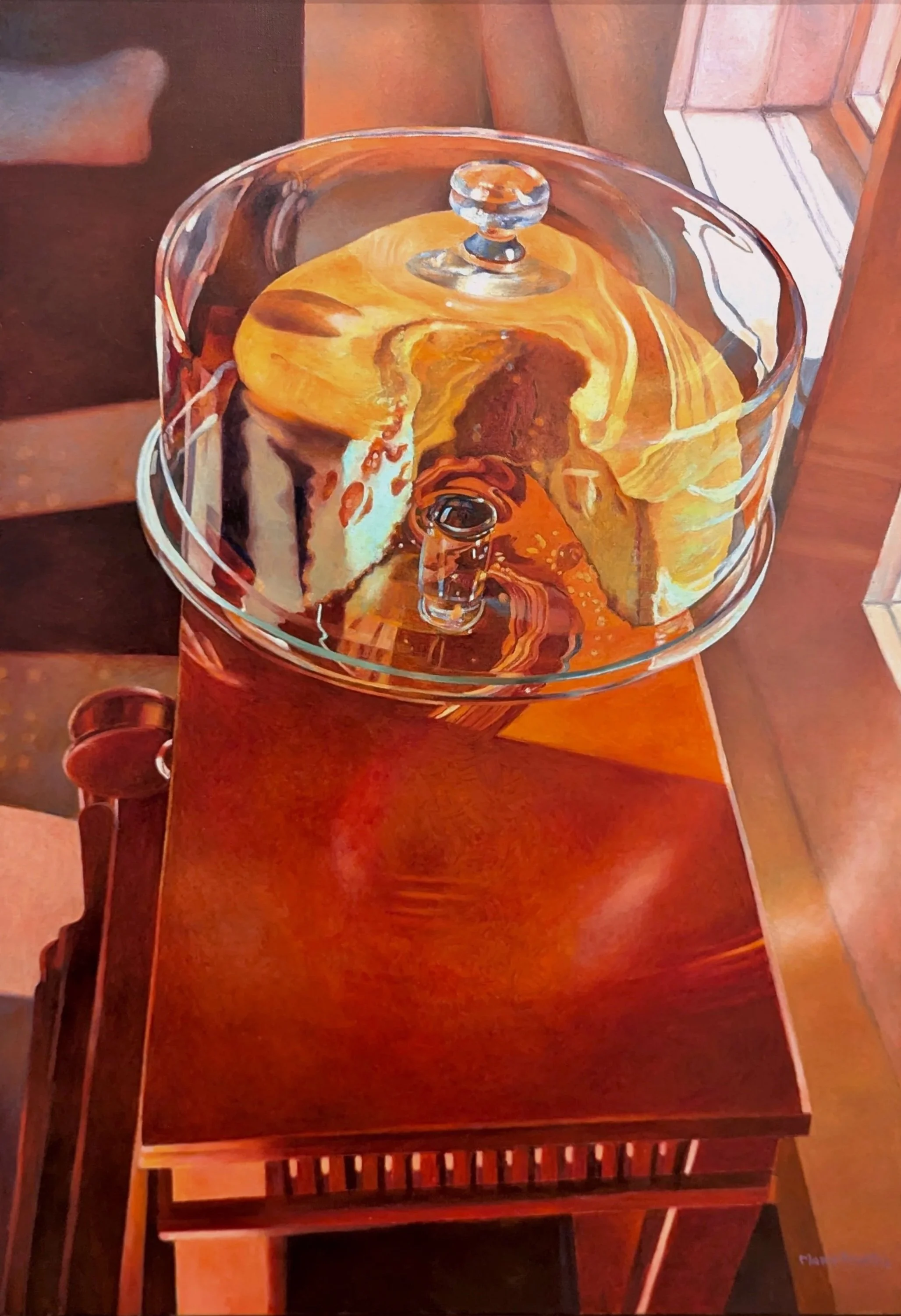  Mary Pratt Cut Cake 36 × 24 Oil on Canvas 2011 SOLD 