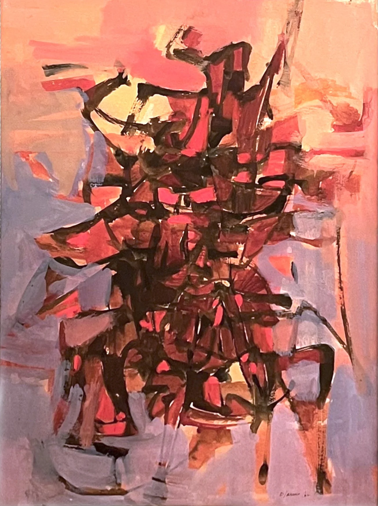  Donald Jarvis Untitled  22.5 x 15 Gouache on Paper SOLD 