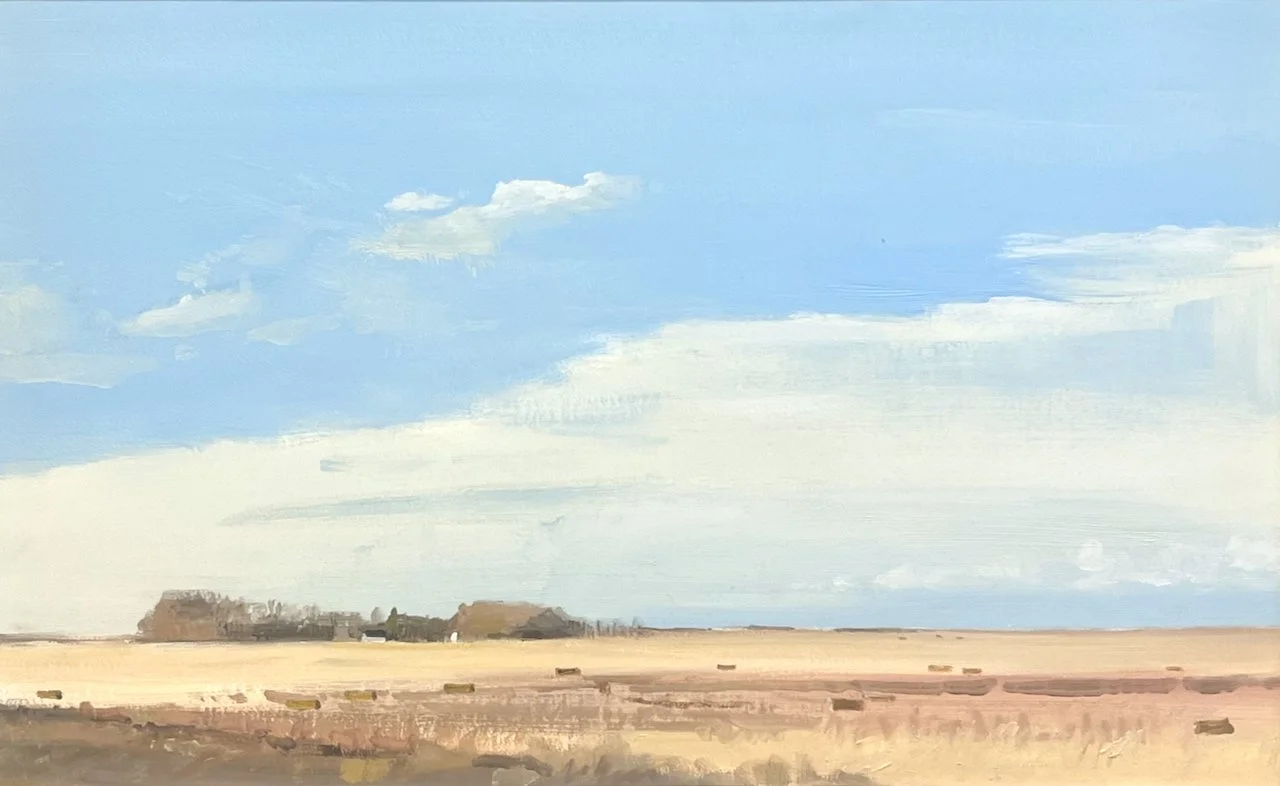  Late Harvest , Near Craig 18 x 30 Oil on Board $ 2900																		 