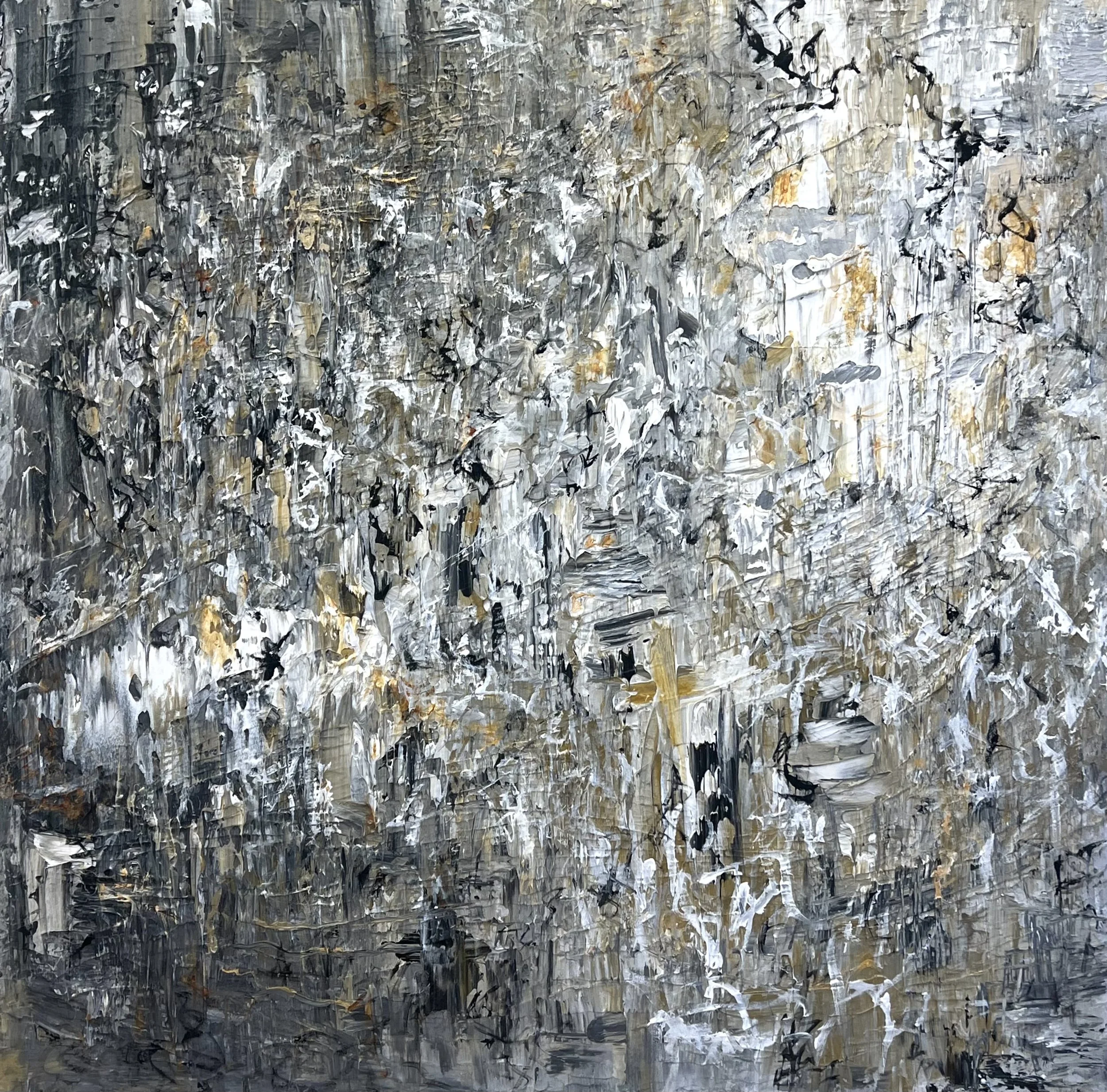  Out from the Deep 36 x 36 Acrylic on Canvas $ 3500   