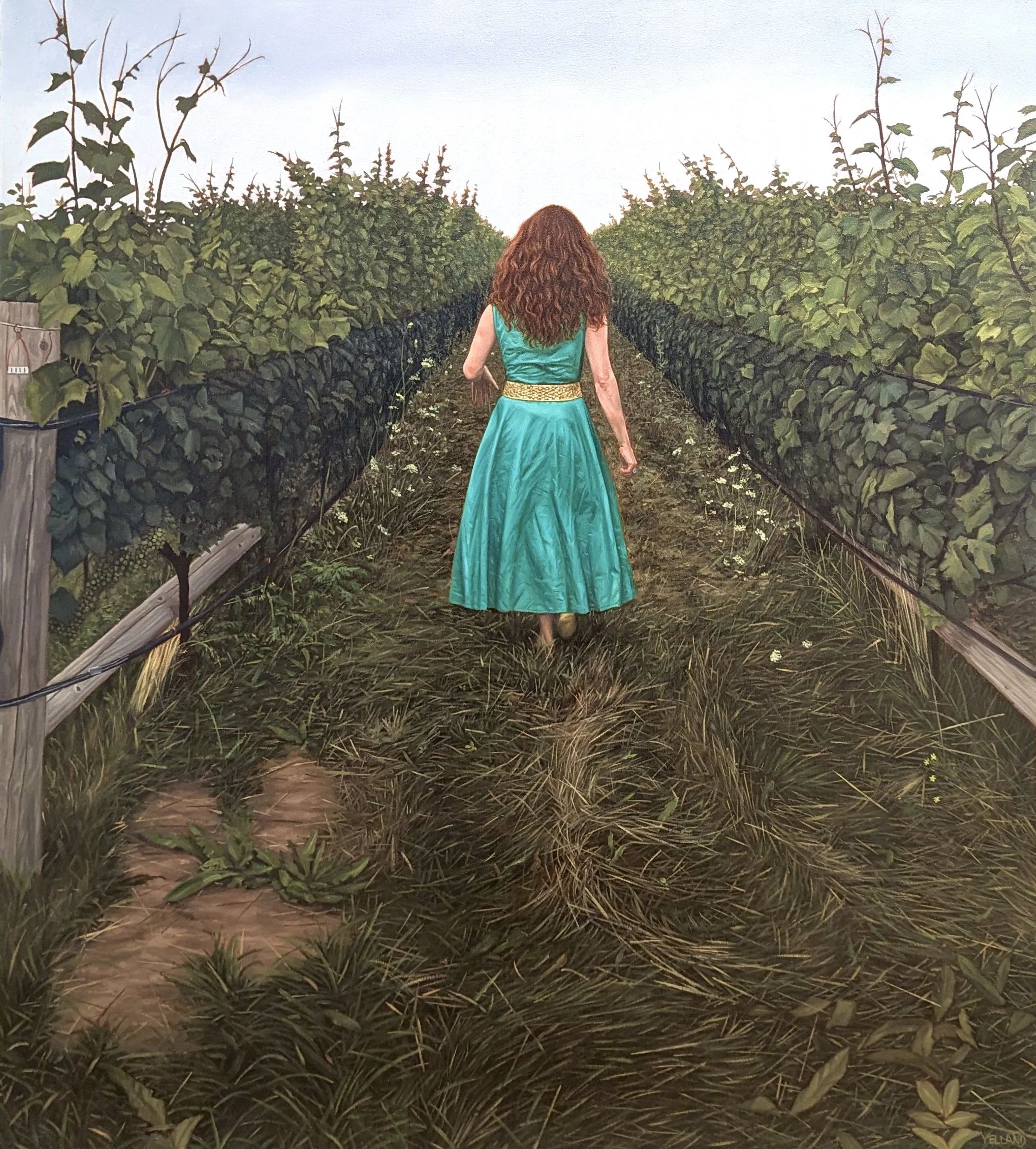  Red and White 39.75 x 36 Oil on Canvas $ 12,500 