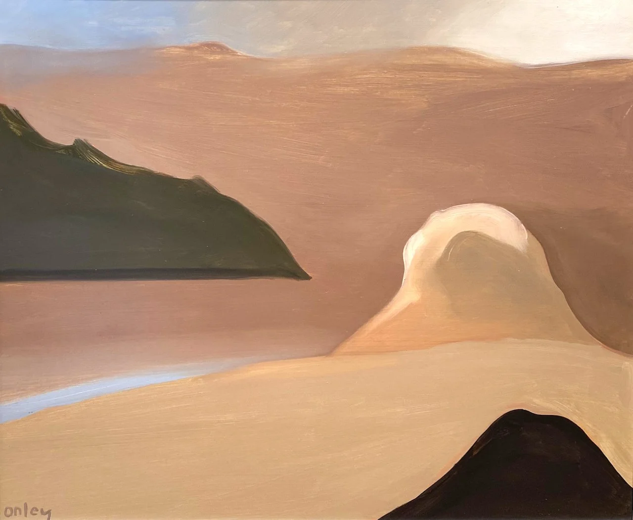  Savary Island 20 x 24 Oil on Panel 1983  