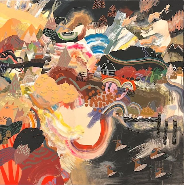  Spirit Forward, Orion Sound 36 x 36 Acrylic on Canvas $ 4575 