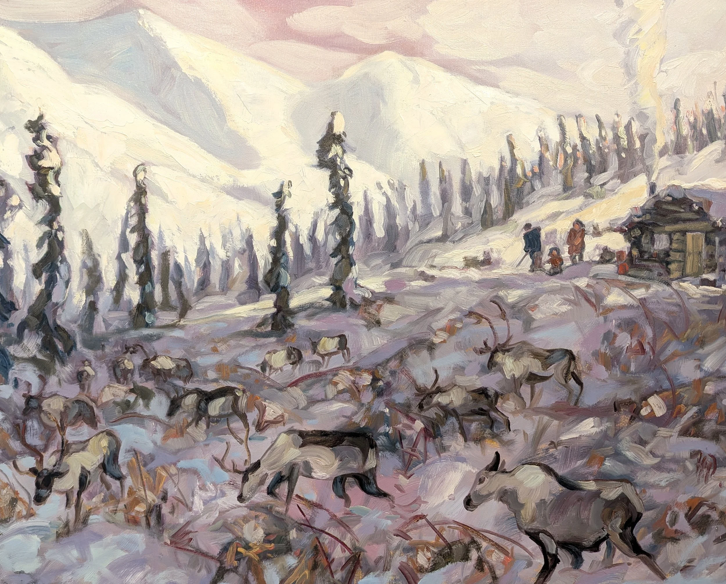  The Good Life 30 x 40  Oil on Canvas $ 4725 