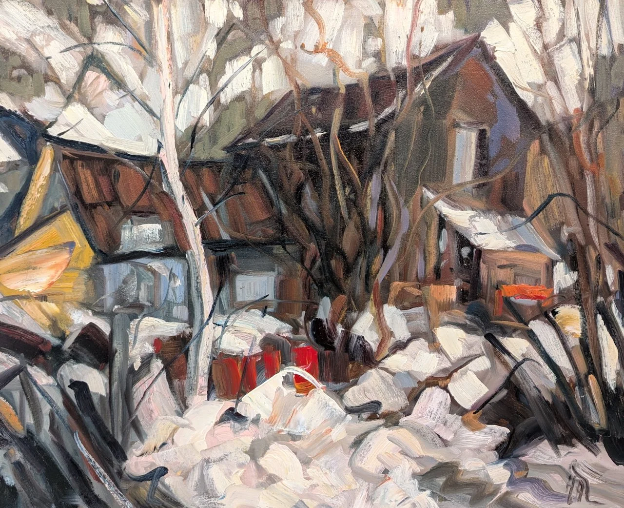  February Neighbour 24 x 30 Oil on Canvas $ 3275 